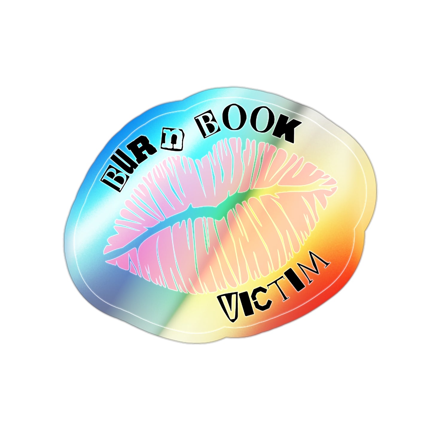 Holographic Lip Sticker