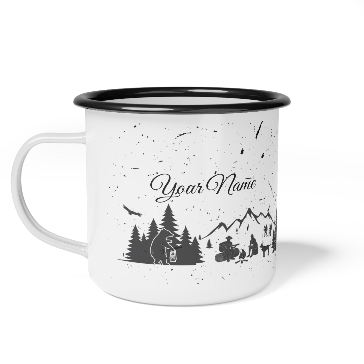 Personalized Enamel Camp Cup