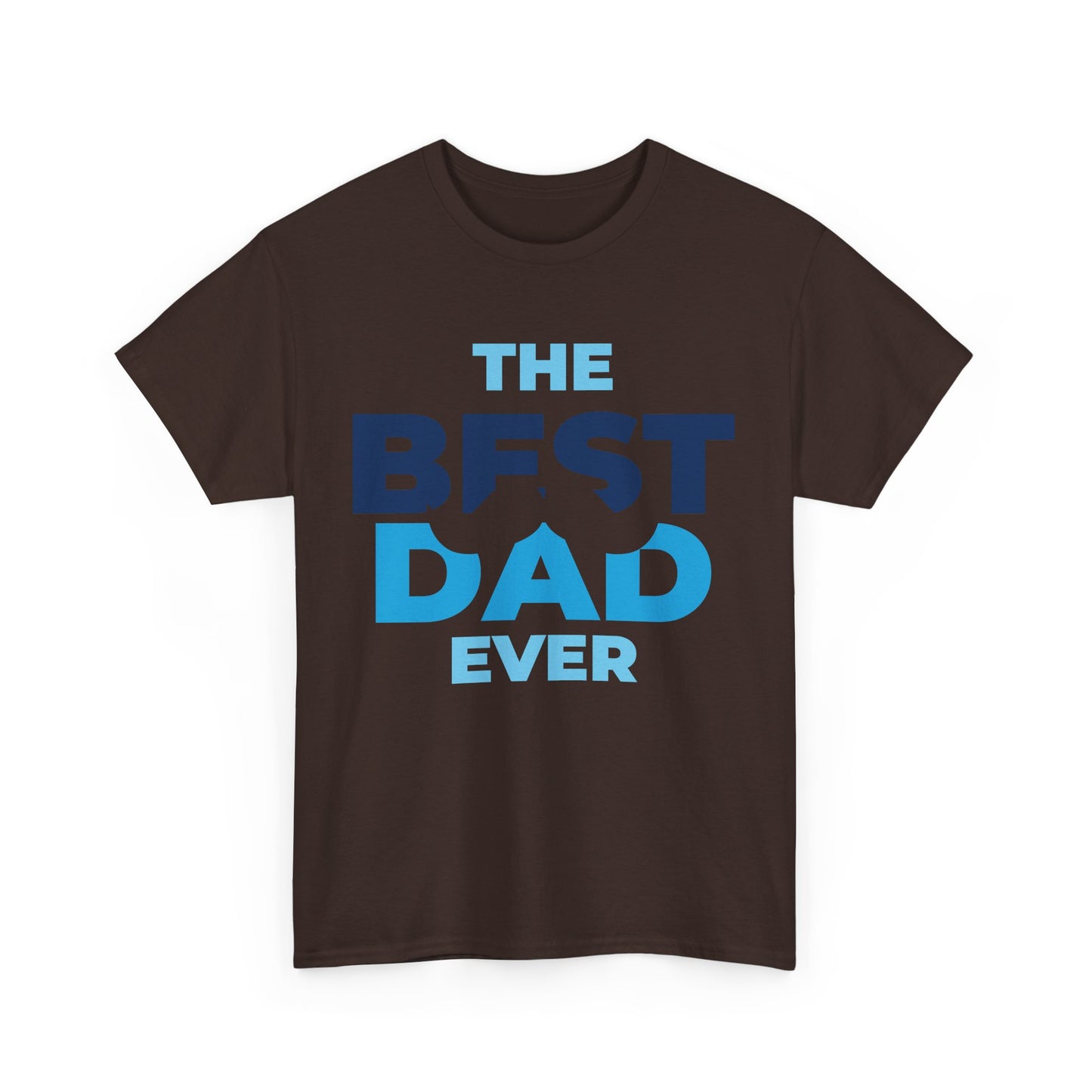 Best Dad Ever Mustache Cotton Tee