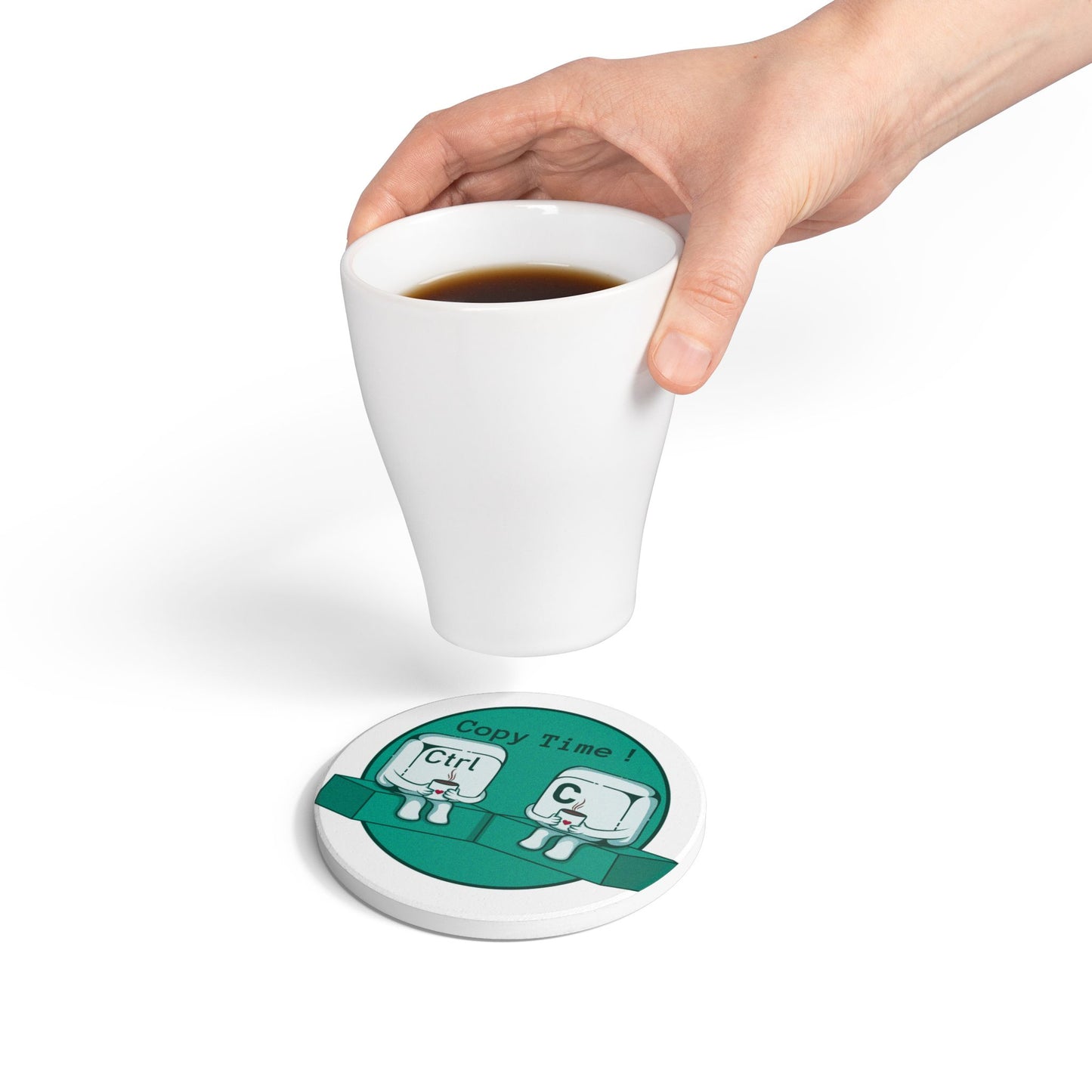 Cute Computer Key Coasters