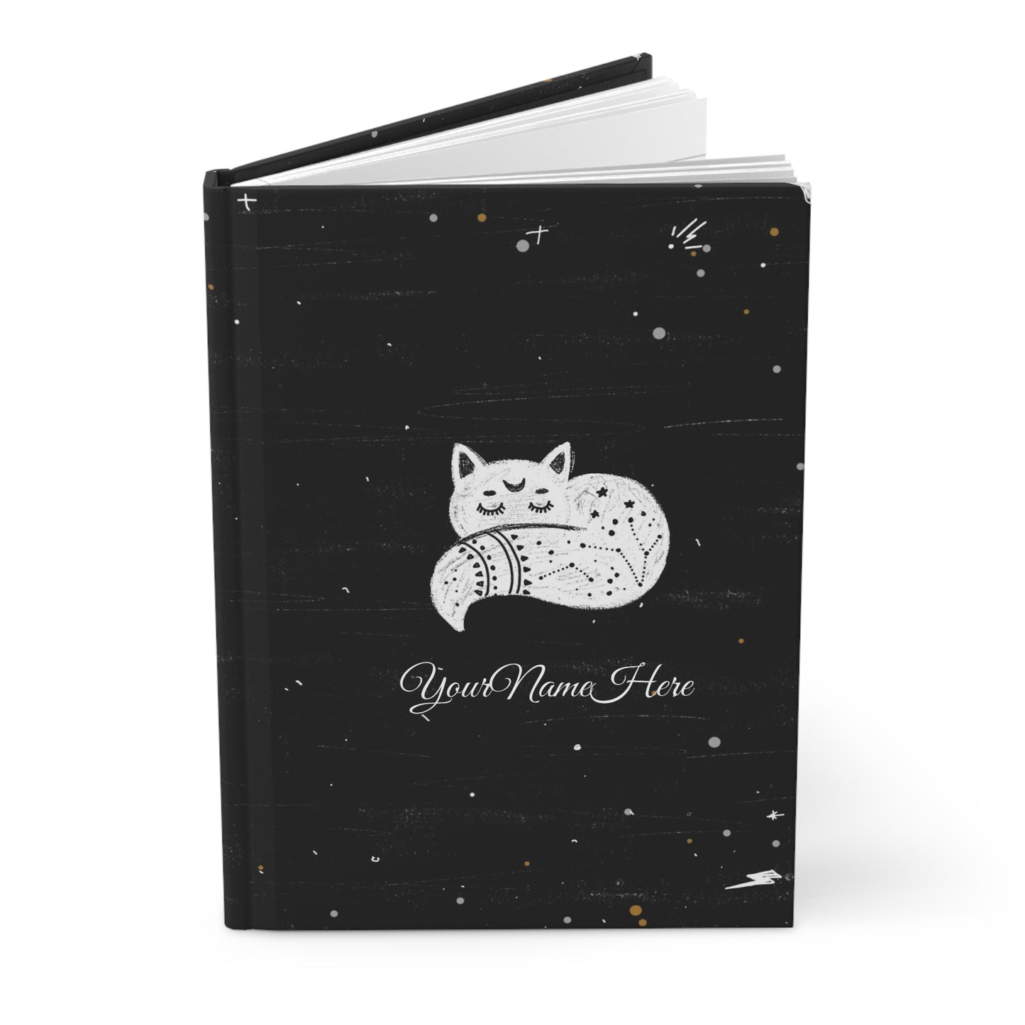 Starry Fox Personalized Notebook
