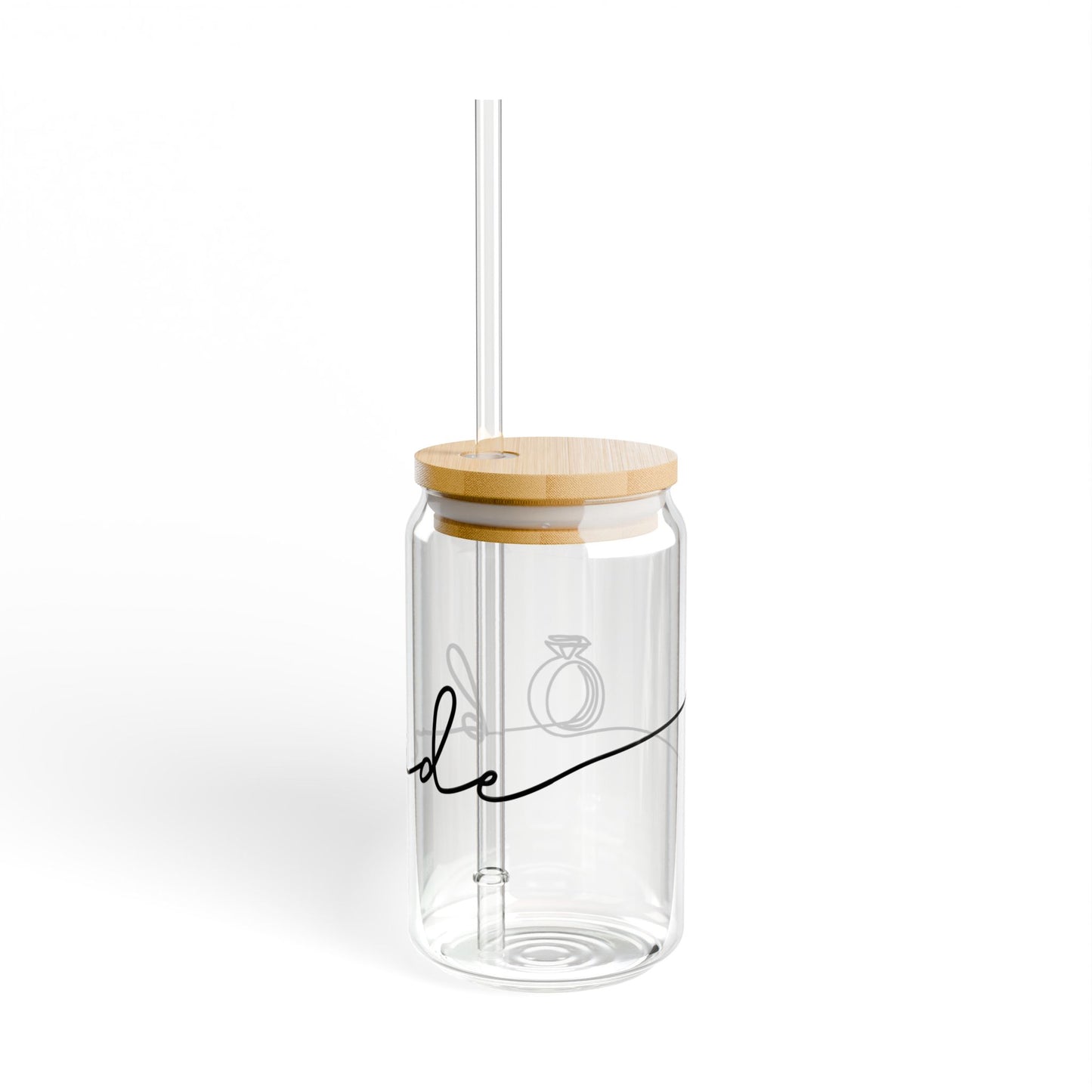 Simple Bridal Sipper Glass