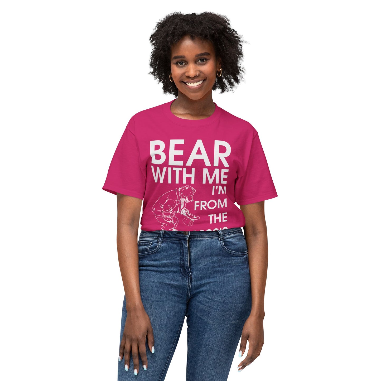 Retro Bear Humor T-Shirt, 90s Nostalgia Tee, Gift for Dad, Vintage Graphic Shirt, Fun Casual Wear