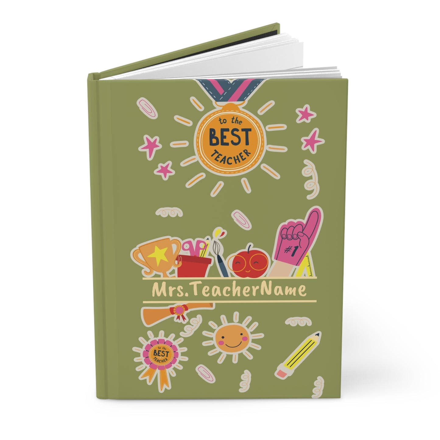Teacher Appreciation Hardcover Journal
