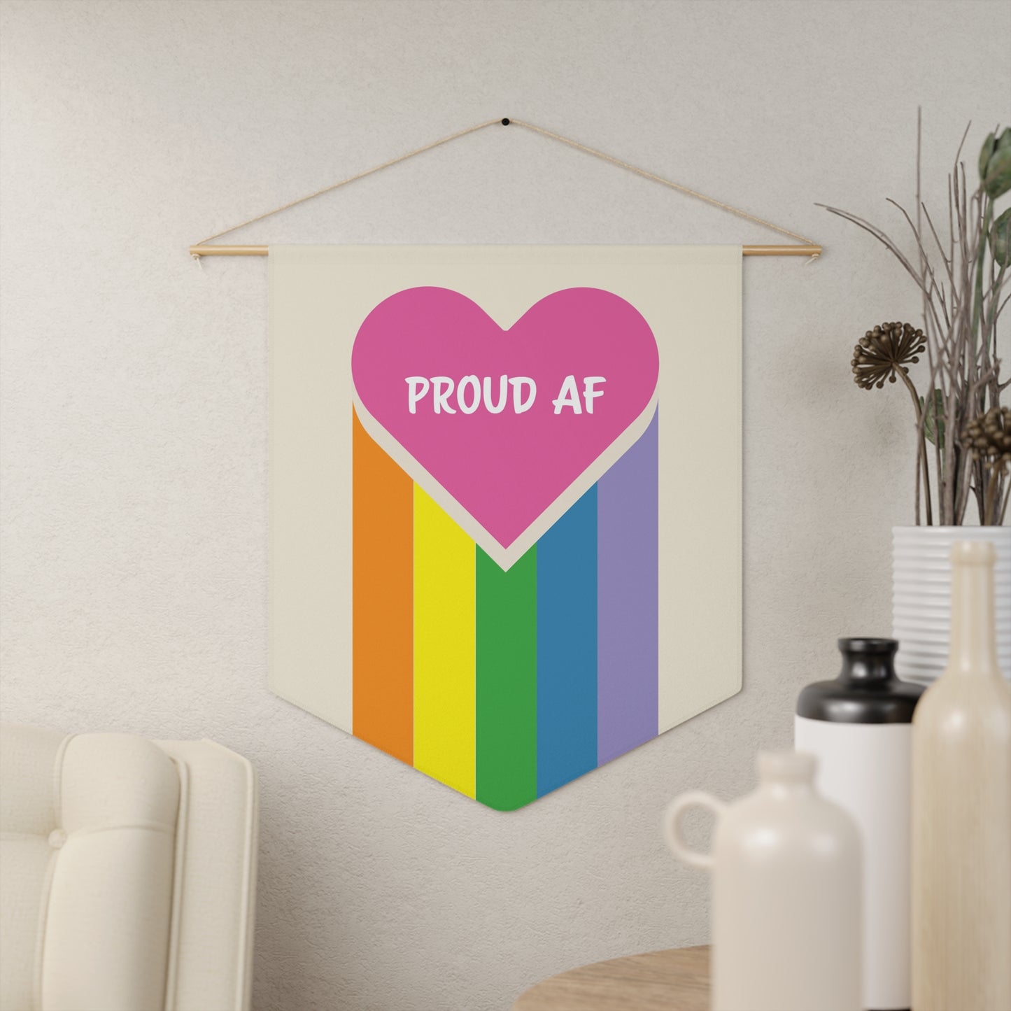 Proud AF Rainbow Pennant