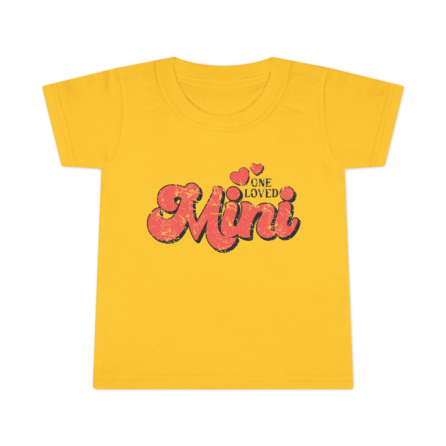 Cute Toddler T-Shirt - 'One Loved Mini' Playful Tee
