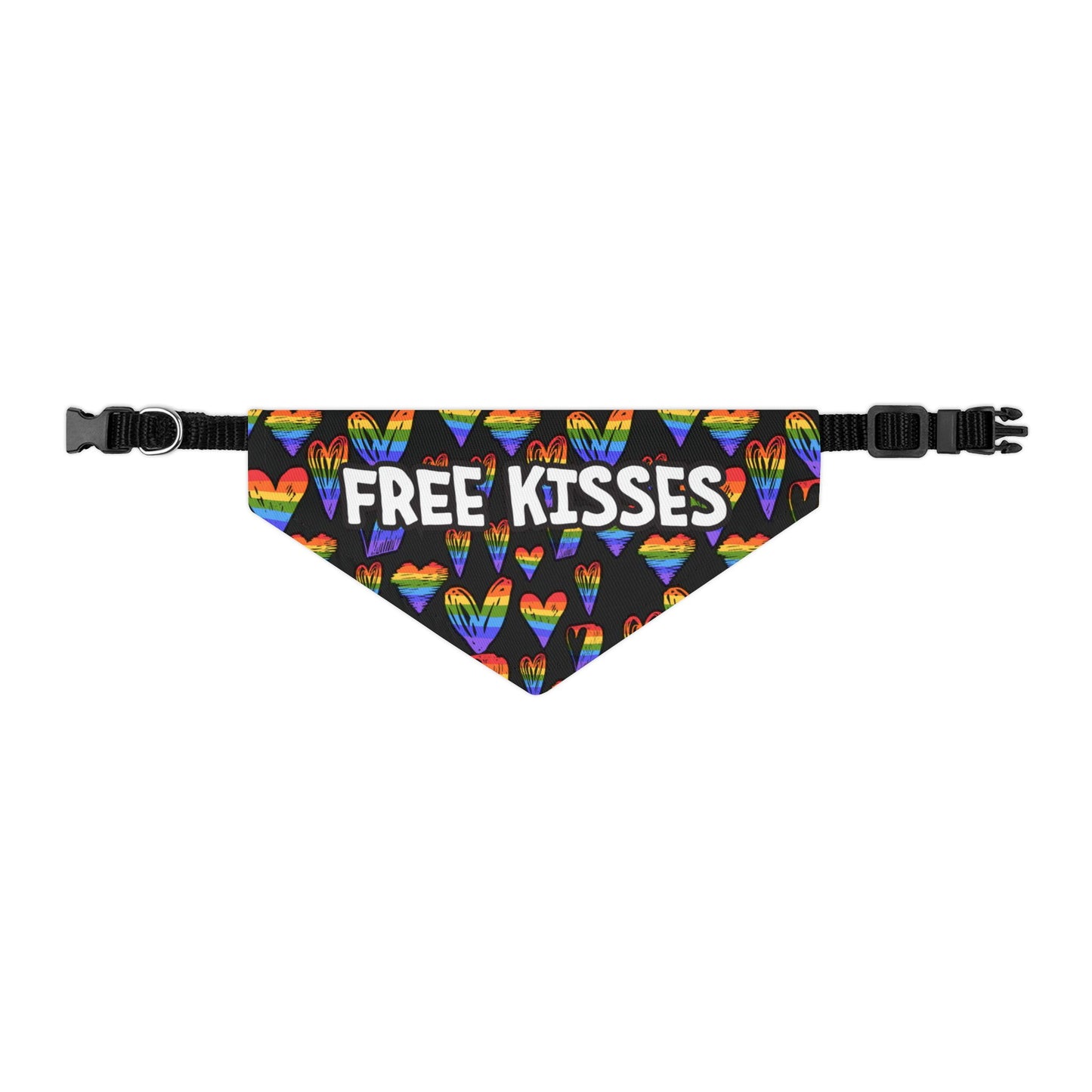 Fun Rainbow Pet Bandana
