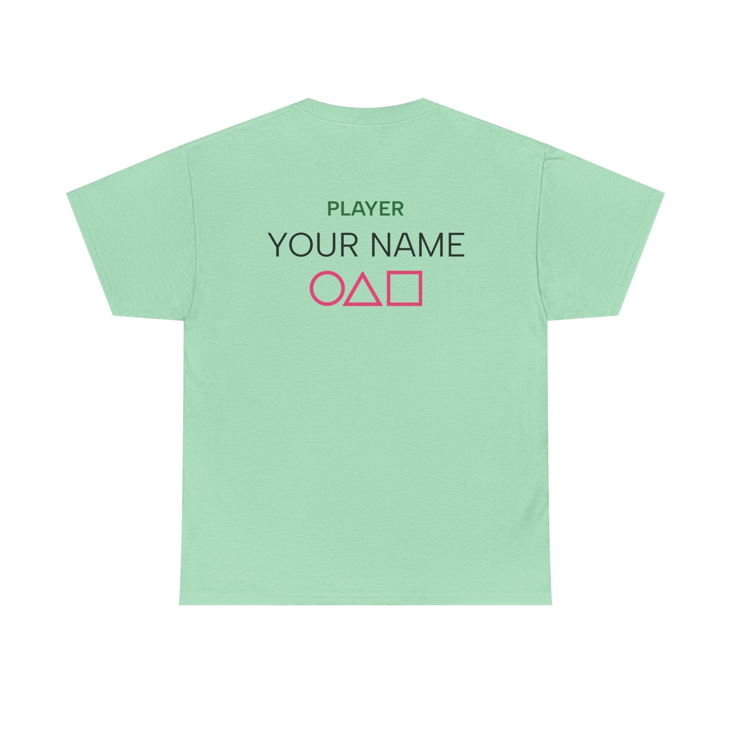Custom Squid Game Inspired Player Shirt