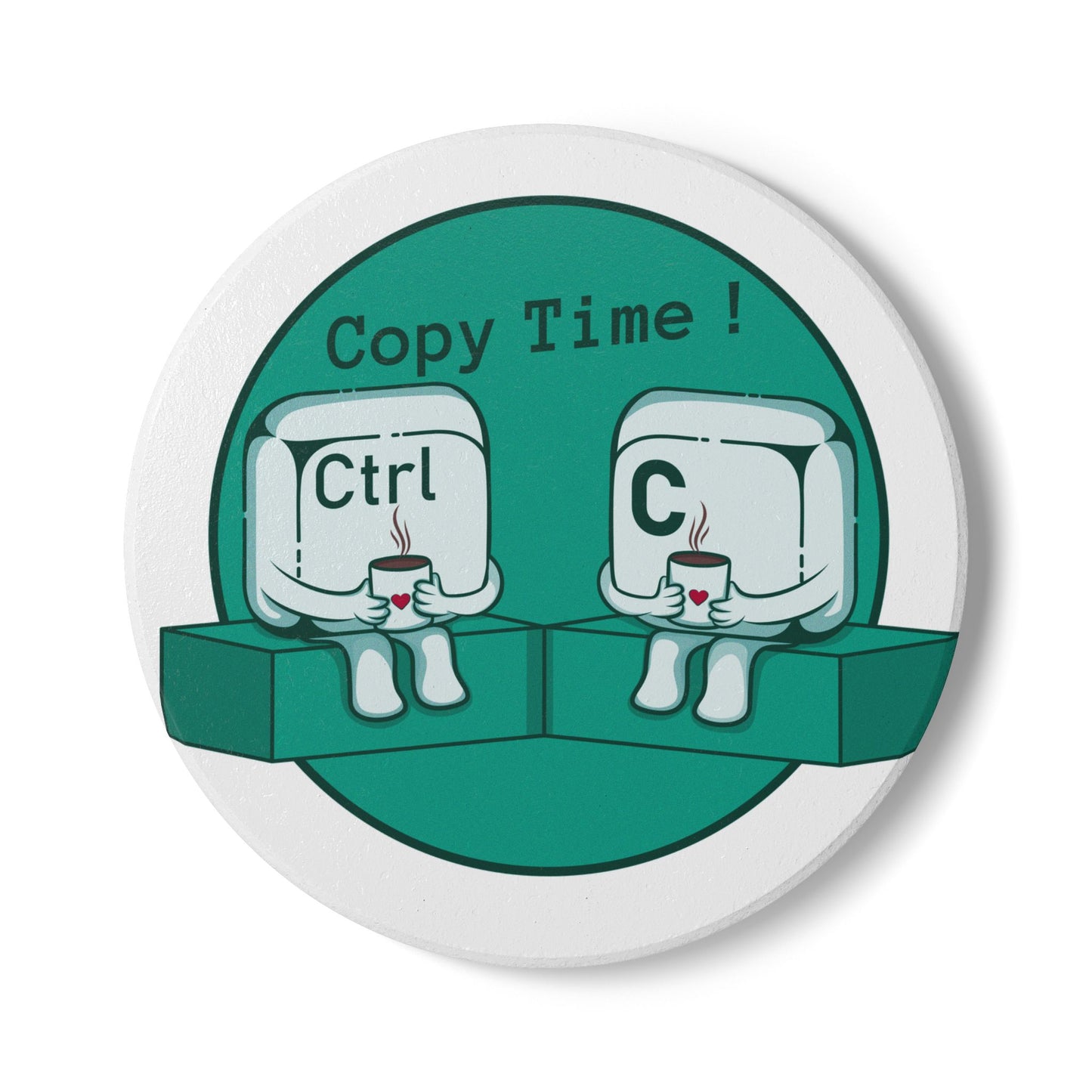 Cute Computer Key Coasters