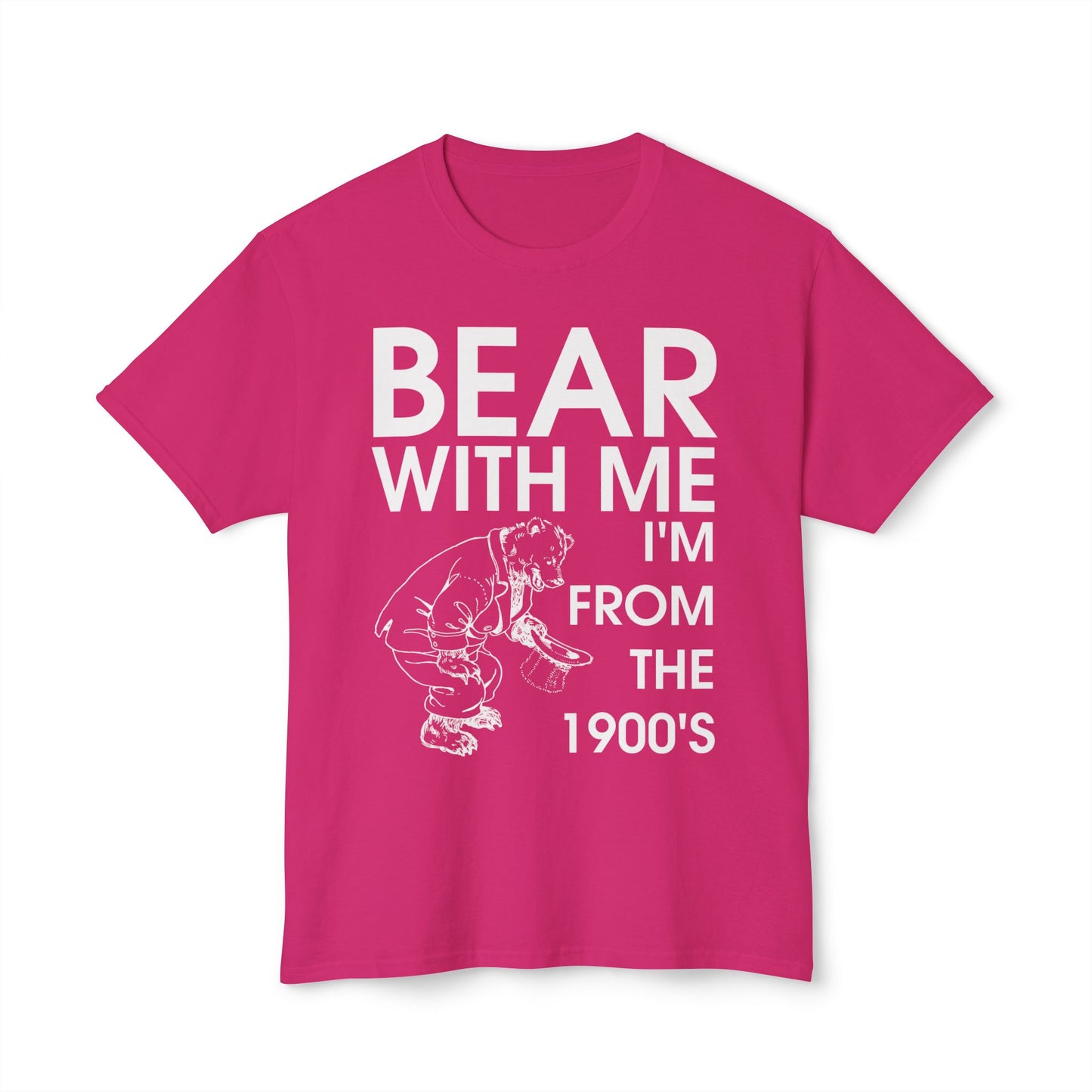 Retro Bear Humor T-Shirt, 90s Nostalgia Tee, Gift for Dad, Vintage Graphic Shirt, Fun Casual Wear