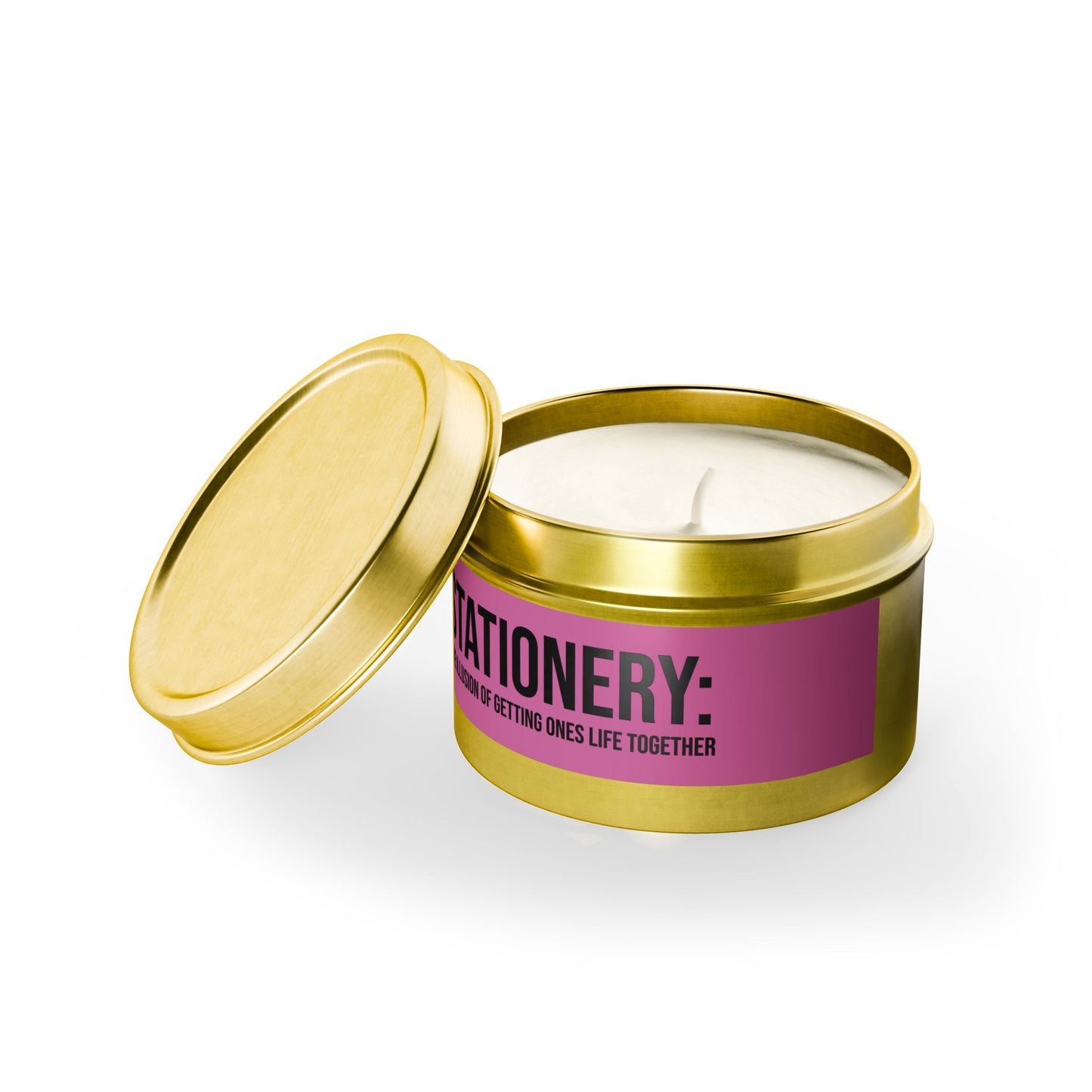 Quirky Tin Candles: