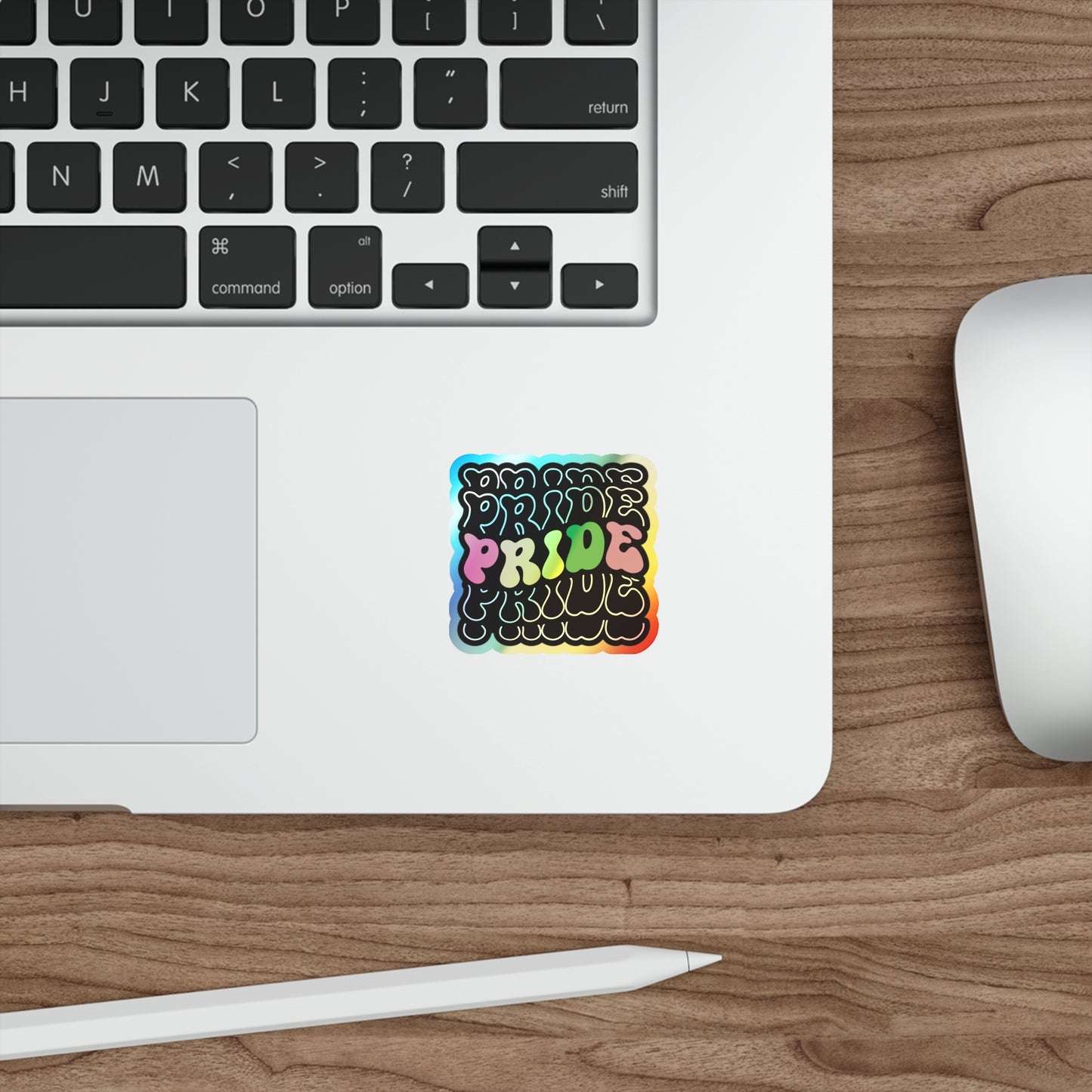 Holographic Pride Die-Cut Stickers