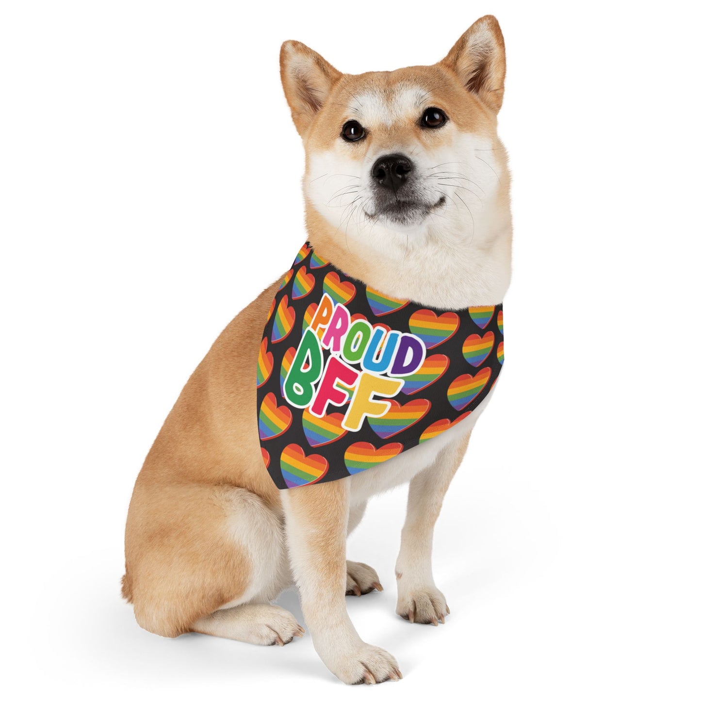 Proud BFF Pet Bandana Collar