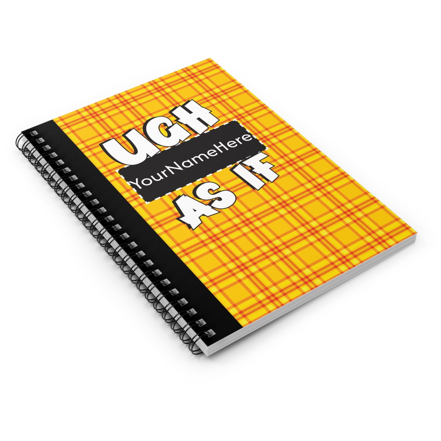 Clueless Inspired Blank Diary - Yellow