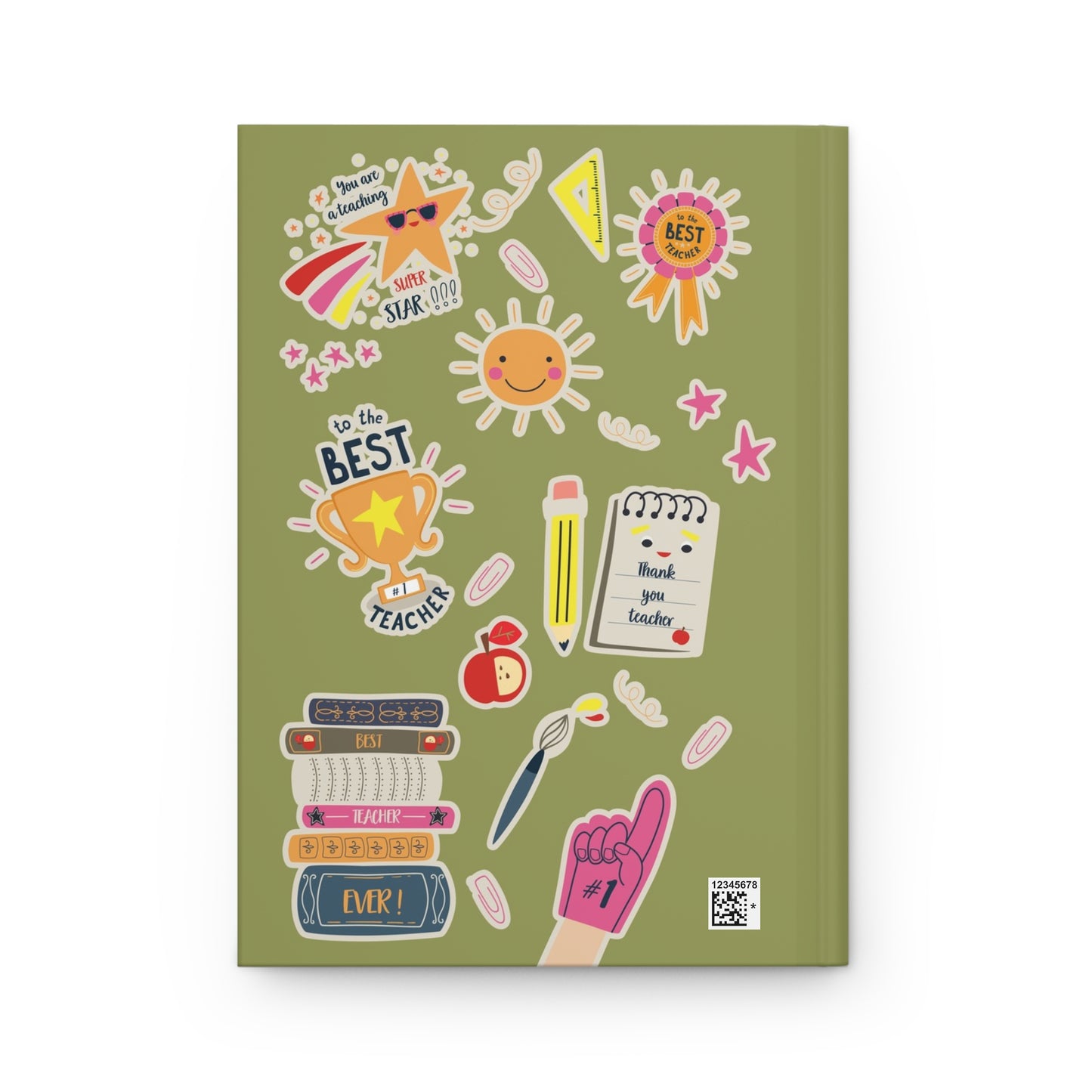 Teacher Appreciation Hardcover Journal