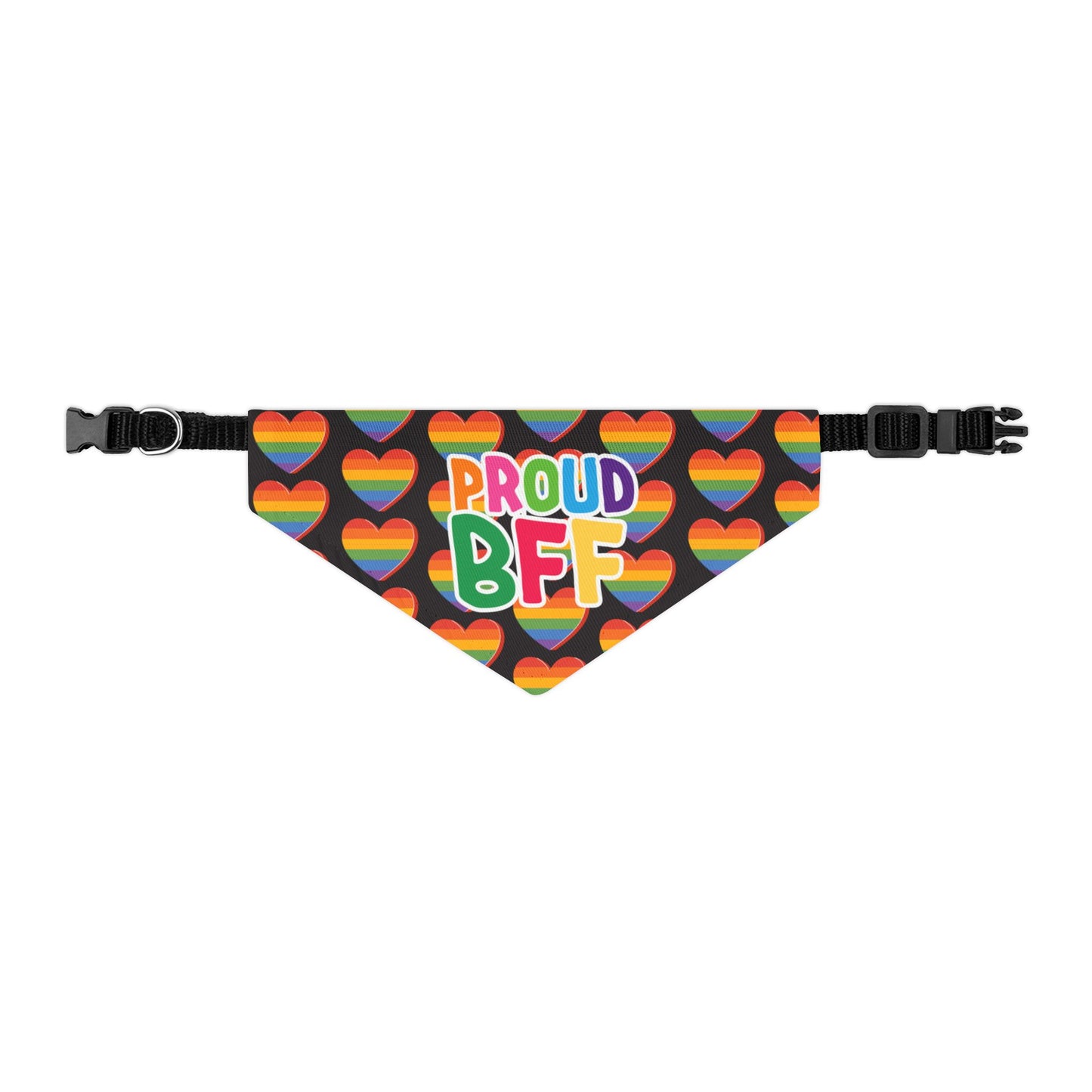 Proud BFF Pet Bandana Collar