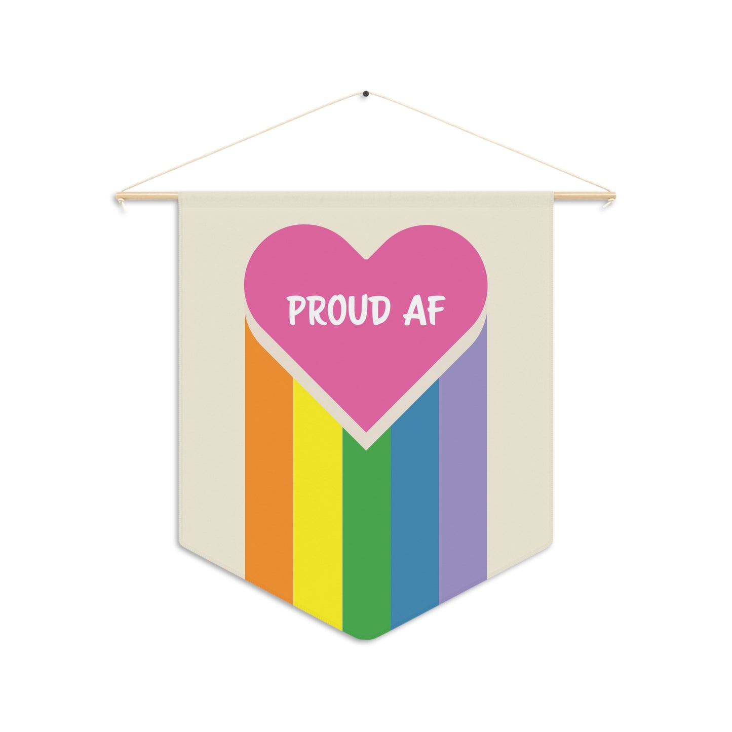 Proud AF Rainbow Pennant