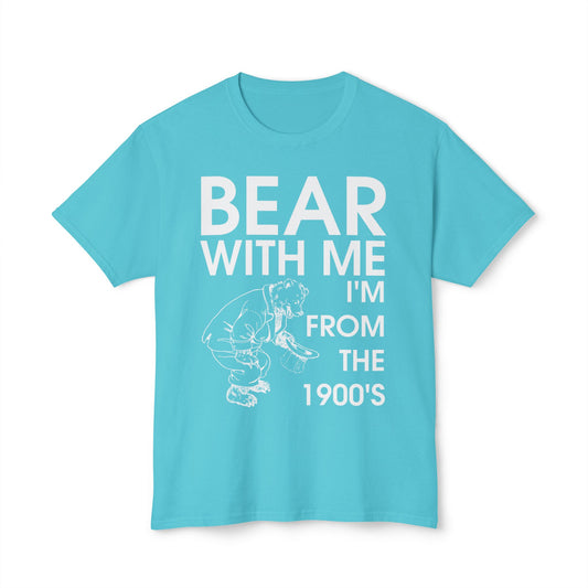 Retro Bear Humor T-Shirt, 90s Nostalgia Tee, Gift for Dad, Vintage Graphic Shirt, Fun Casual Wear
