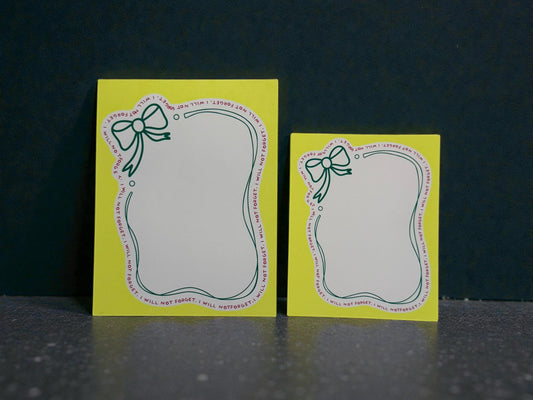 “I Will Not Forget” Notepad & Notecards Set
