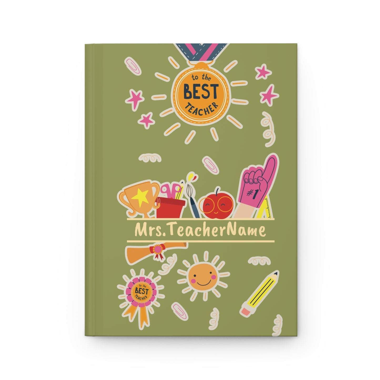 Teacher Appreciation Hardcover Journal