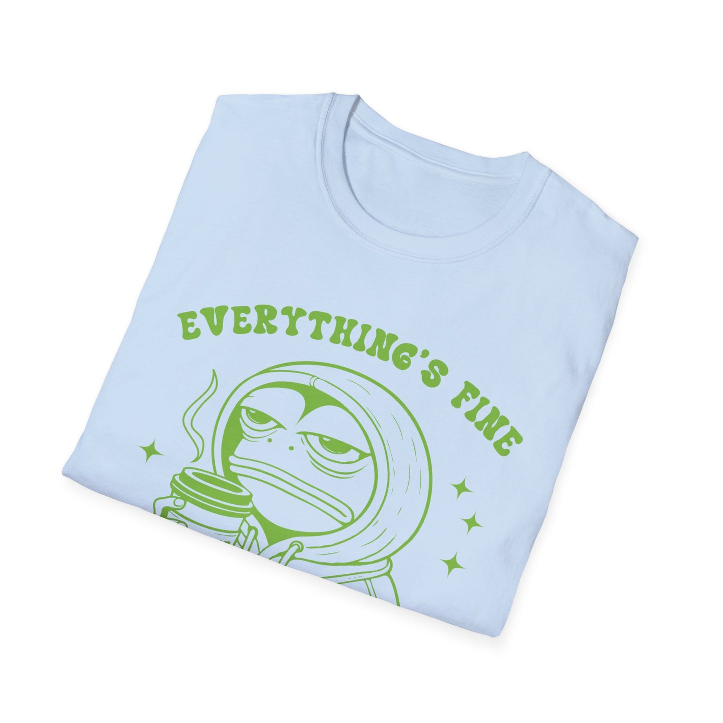 Comfy Humorous T-Shirt, Perfect for Coffee Lovers, Relaxed Vibes, Ideal for Gifting, Unisex Tee for Everyday Wear
