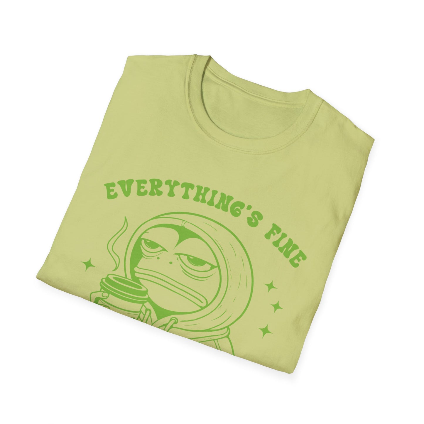 Comfy Humorous T-Shirt, Perfect for Coffee Lovers, Relaxed Vibes, Ideal for Gifting, Unisex Tee for Everyday Wear