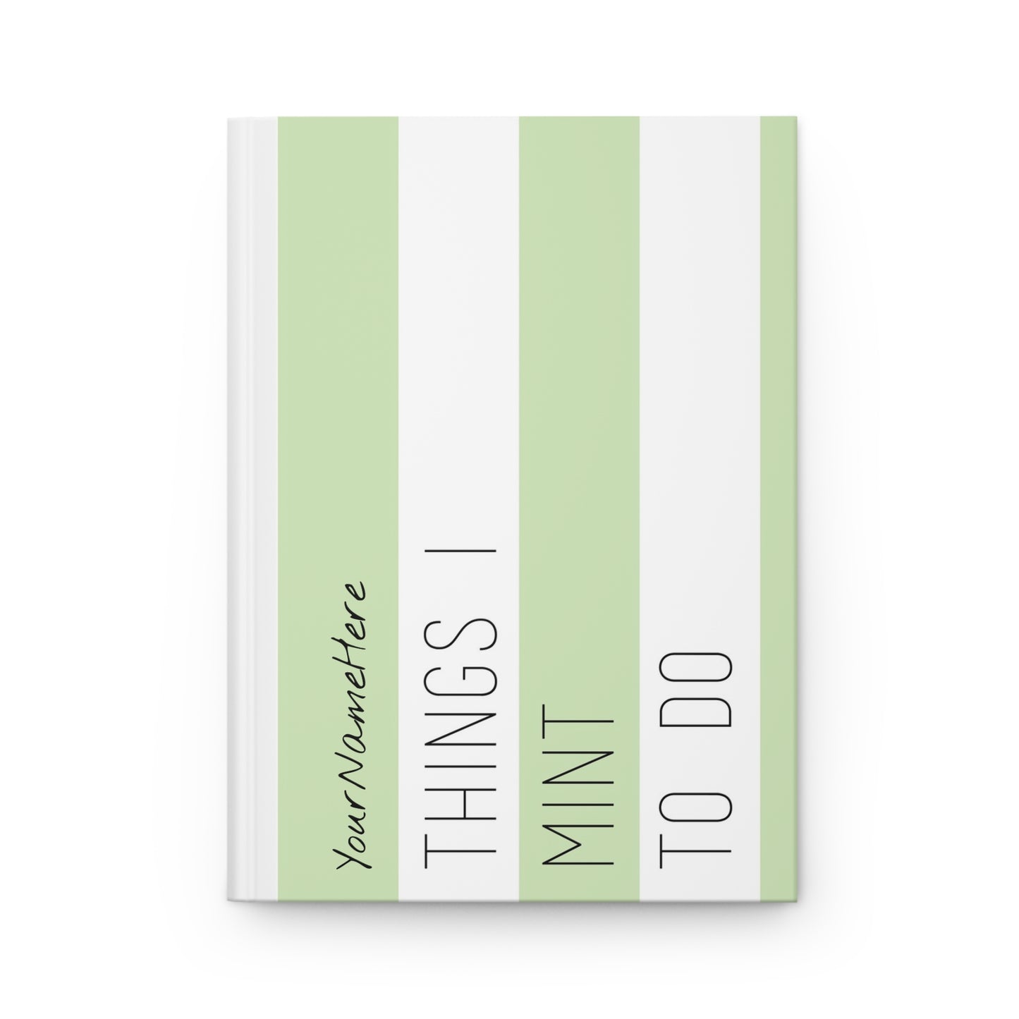 Things I mint to do Hardcover Journal