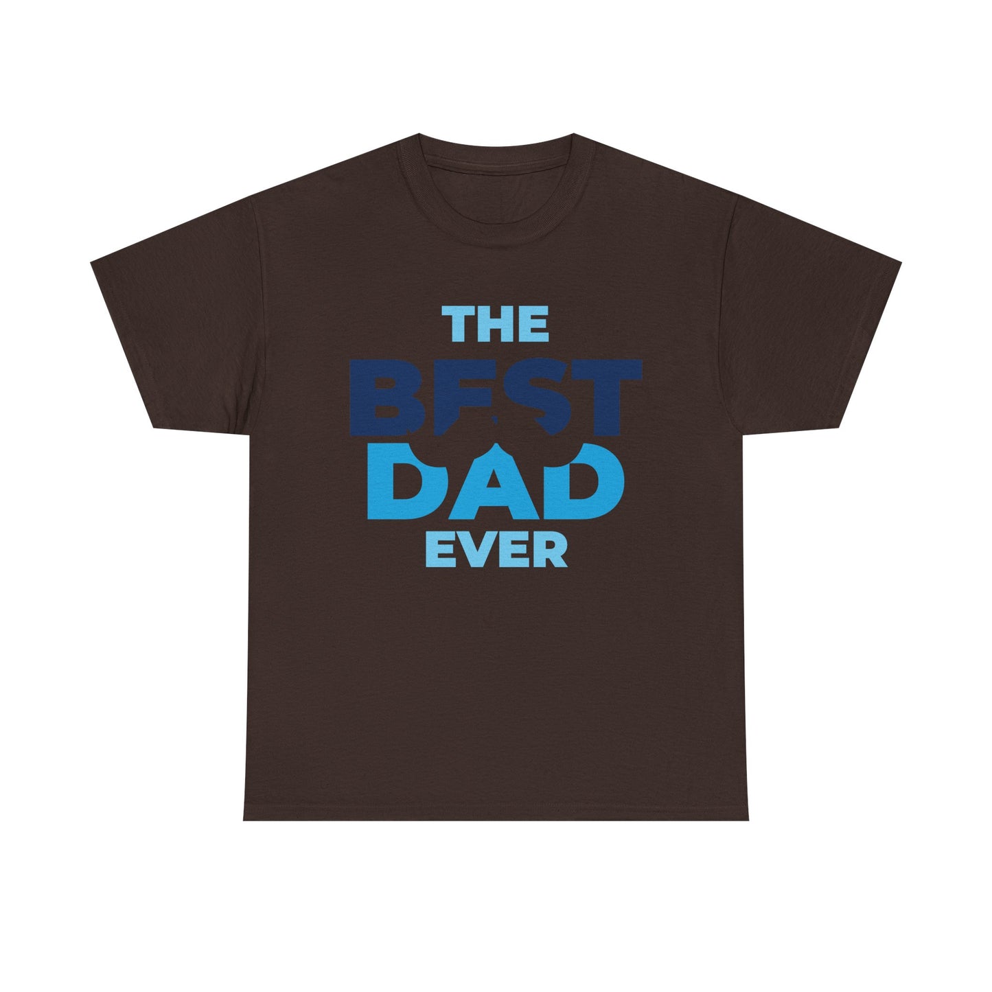 Best Dad Ever Mustache Cotton Tee