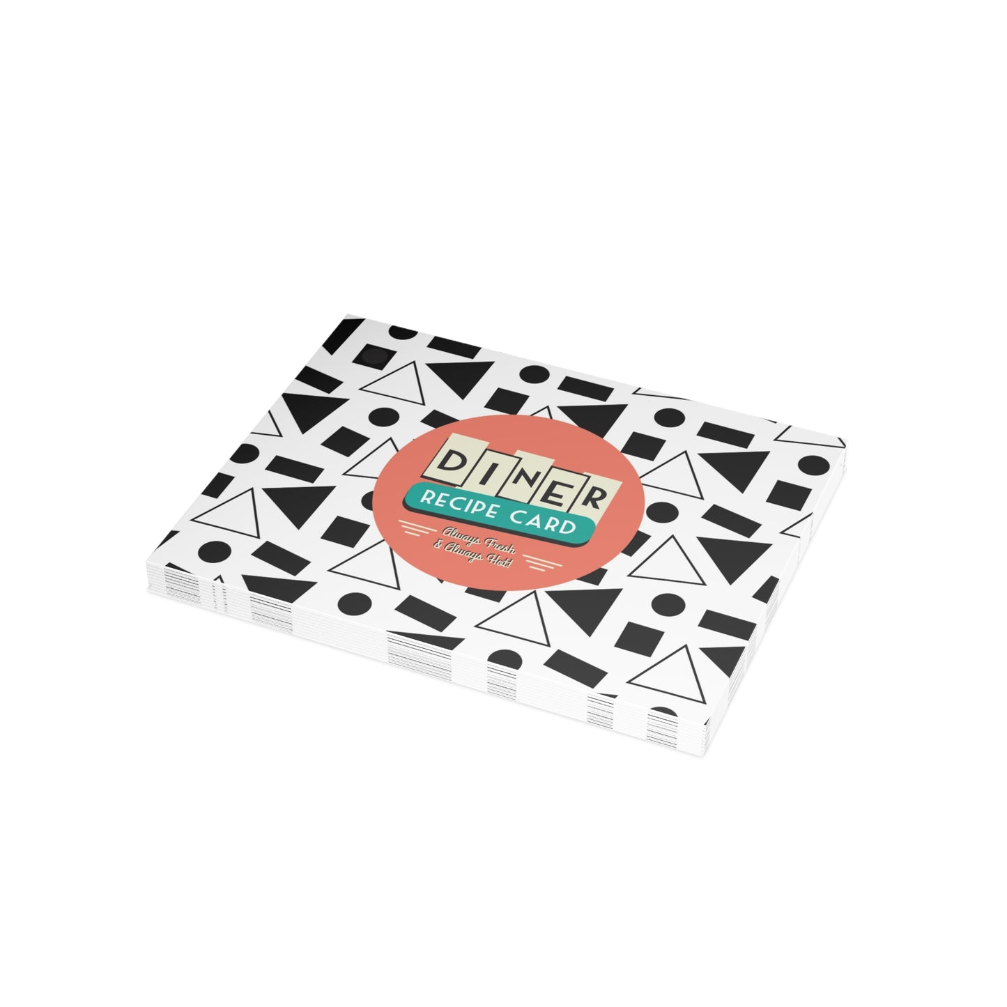 Vintage Retro Recipe Card