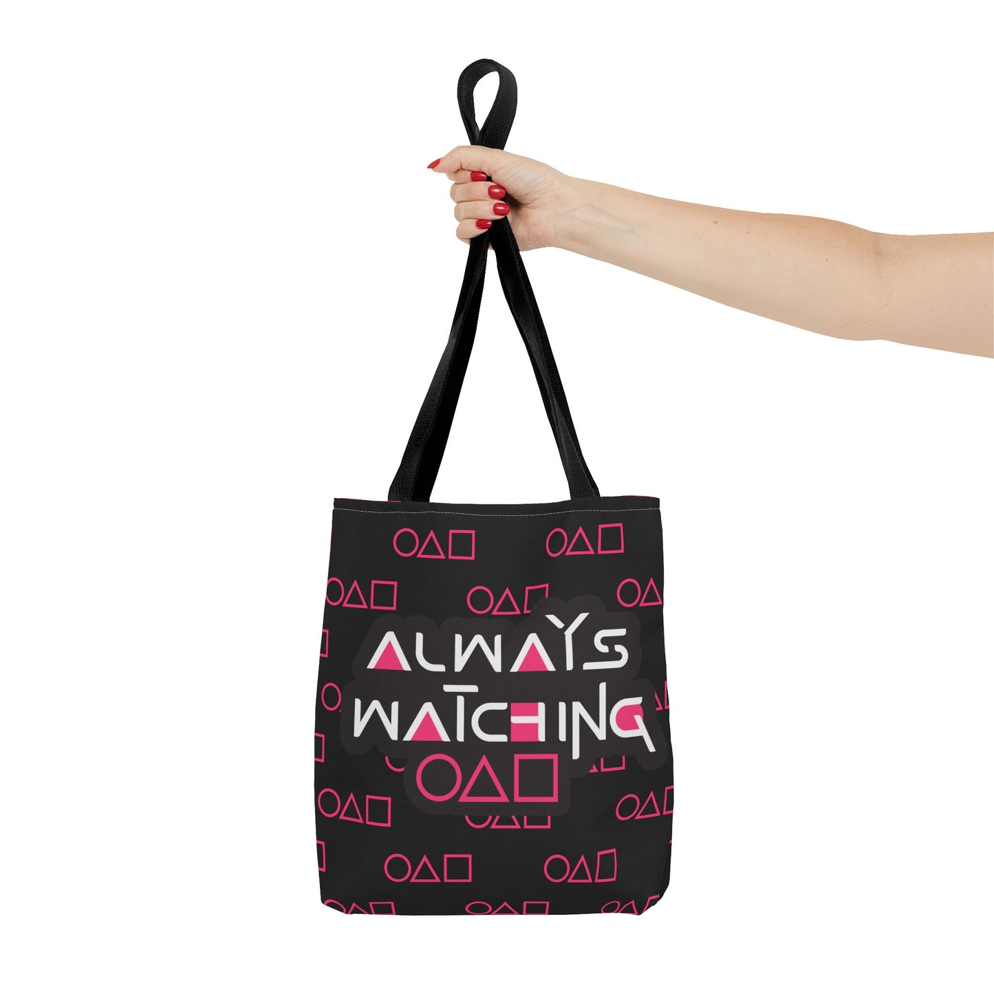 Trendy Tote Bag Always Watching,Inspired by Squid Games