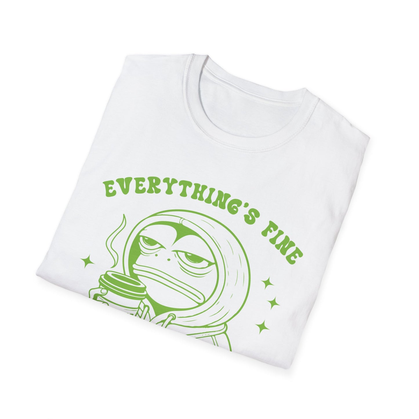 Comfy Humorous T-Shirt, Perfect for Coffee Lovers, Relaxed Vibes, Ideal for Gifting, Unisex Tee for Everyday Wear