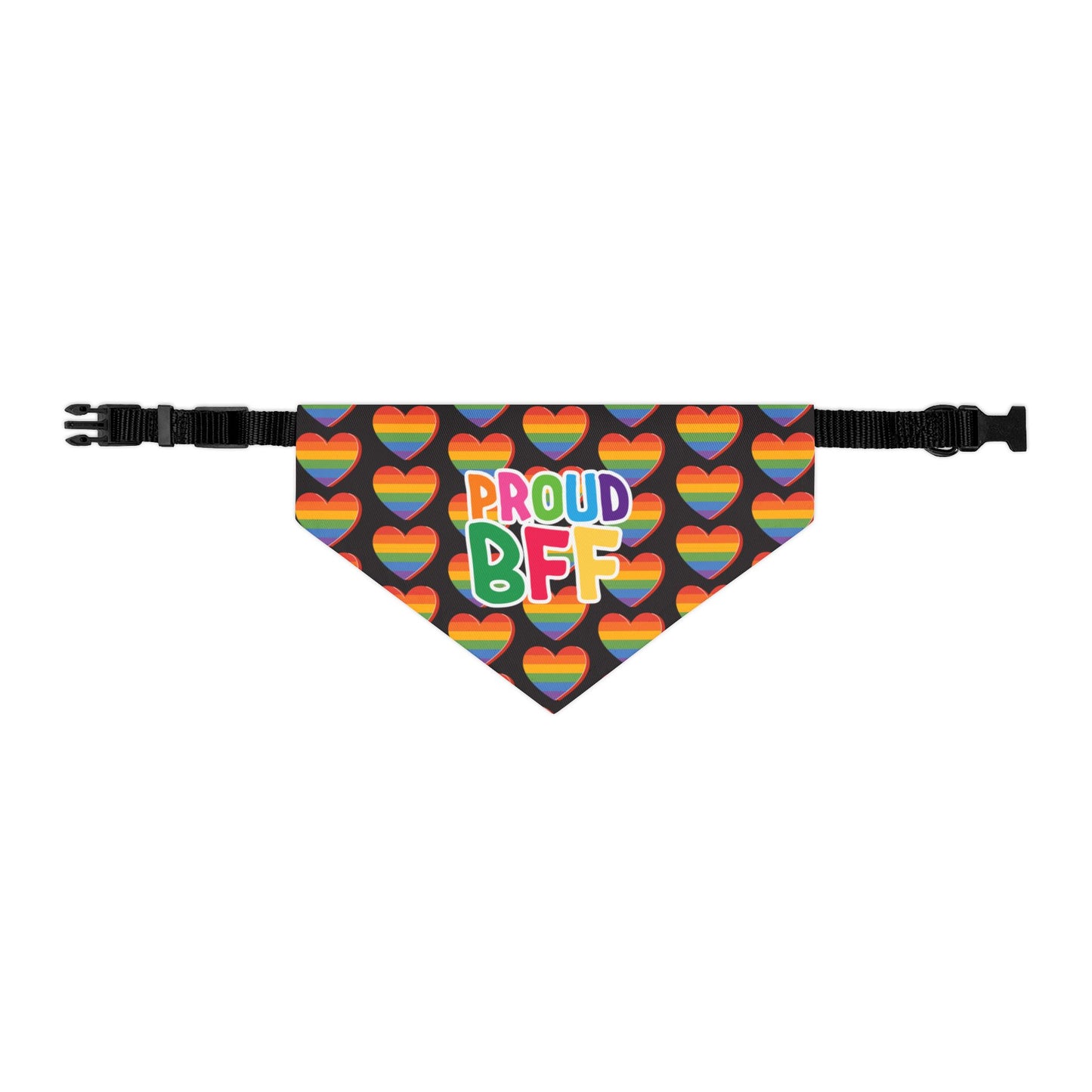 Proud BFF Pet Bandana Collar