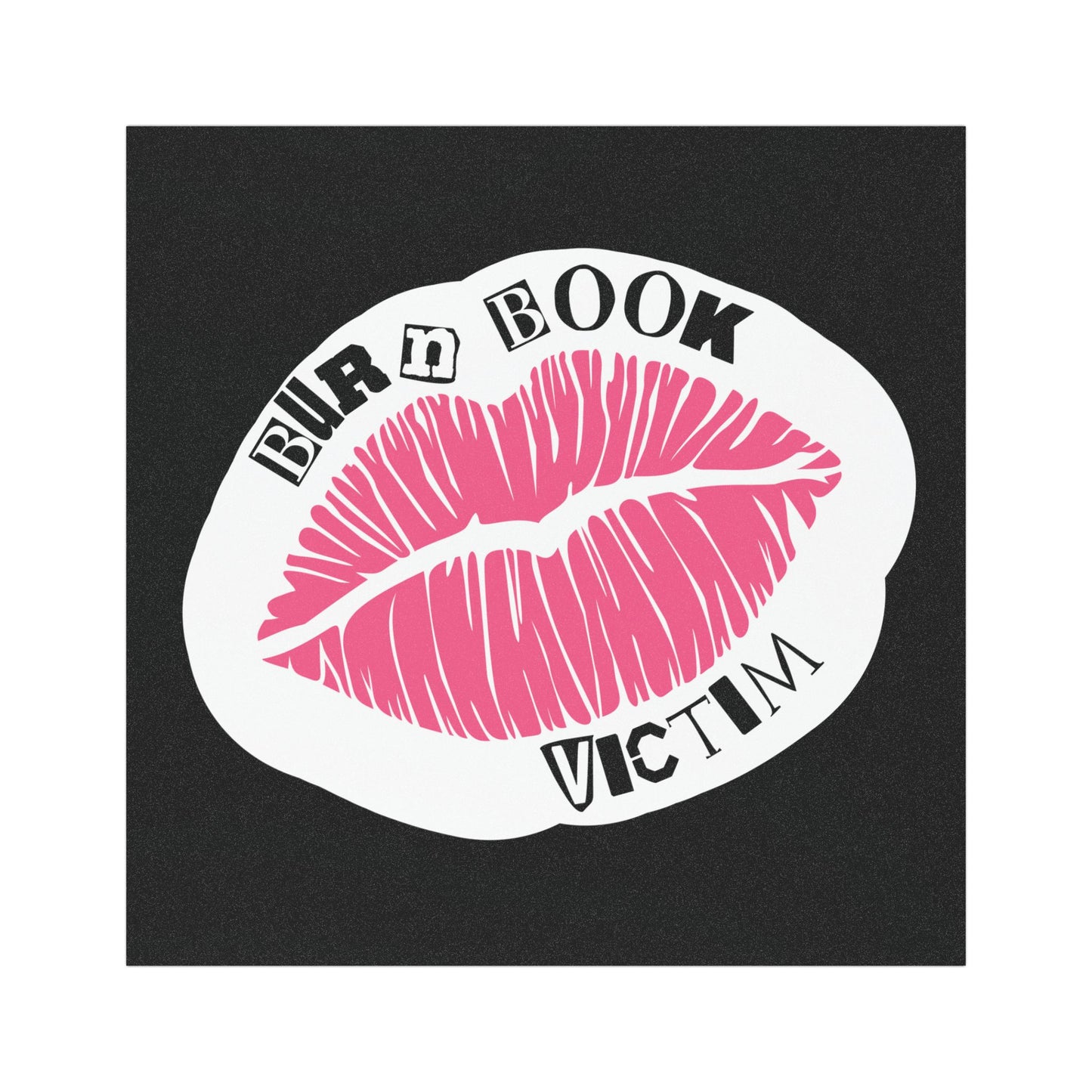 Burn Book Victim Car Magnet
