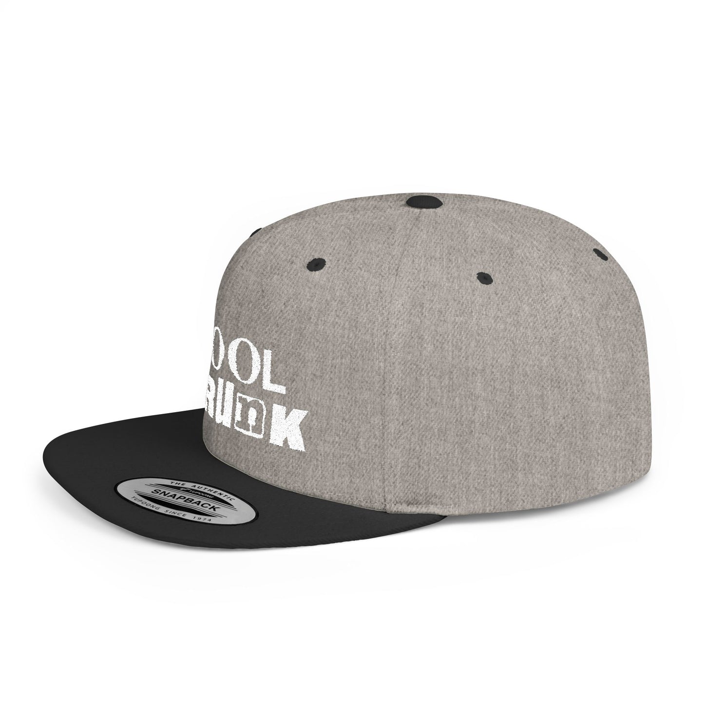Cool Drunk Flat Bill Snapback Hat