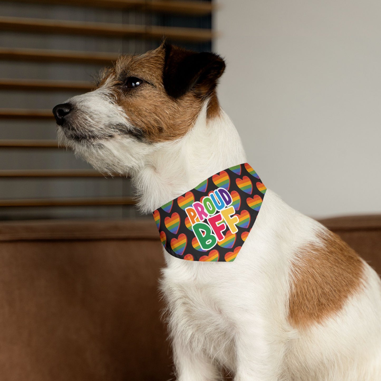 Proud BFF Pet Bandana Collar