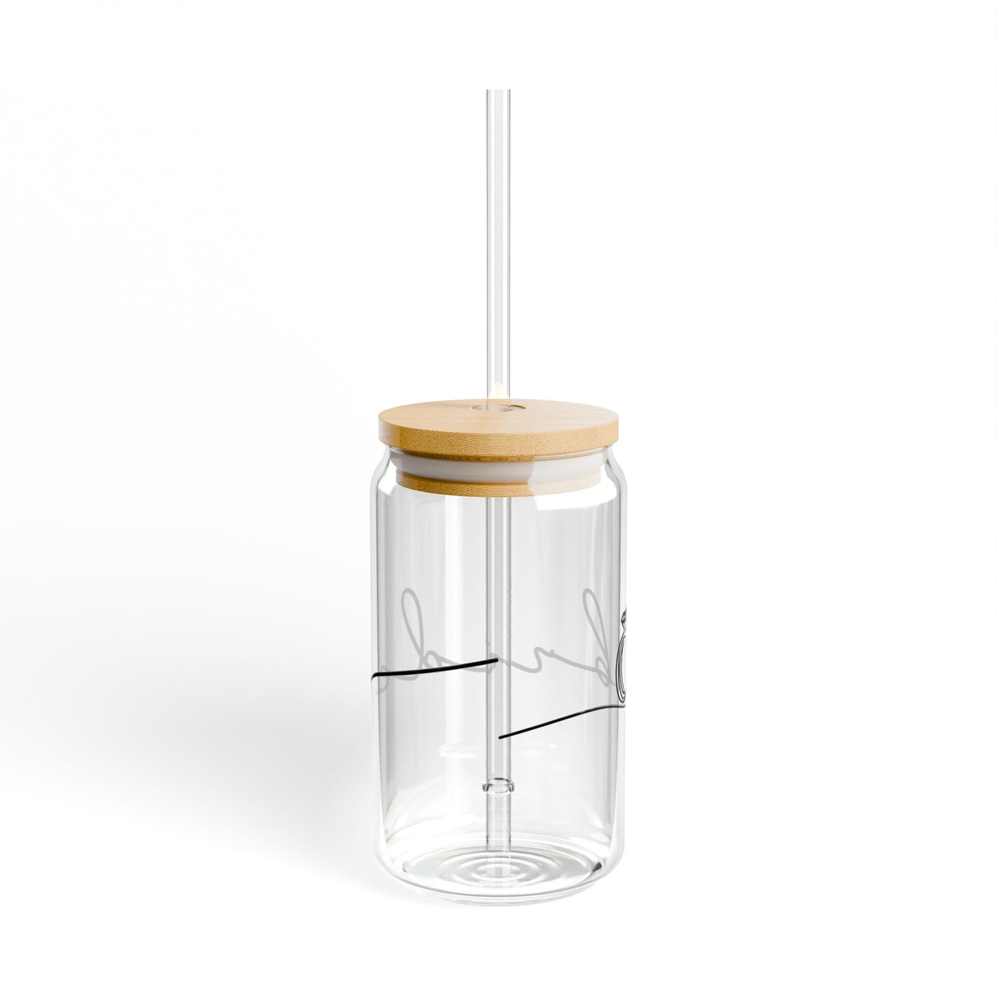 Simple Bridal Sipper Glass