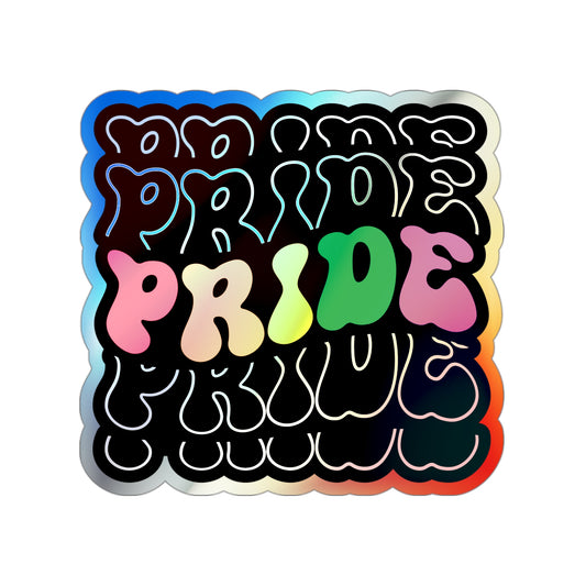 Holographic Pride Die-Cut Stickers
