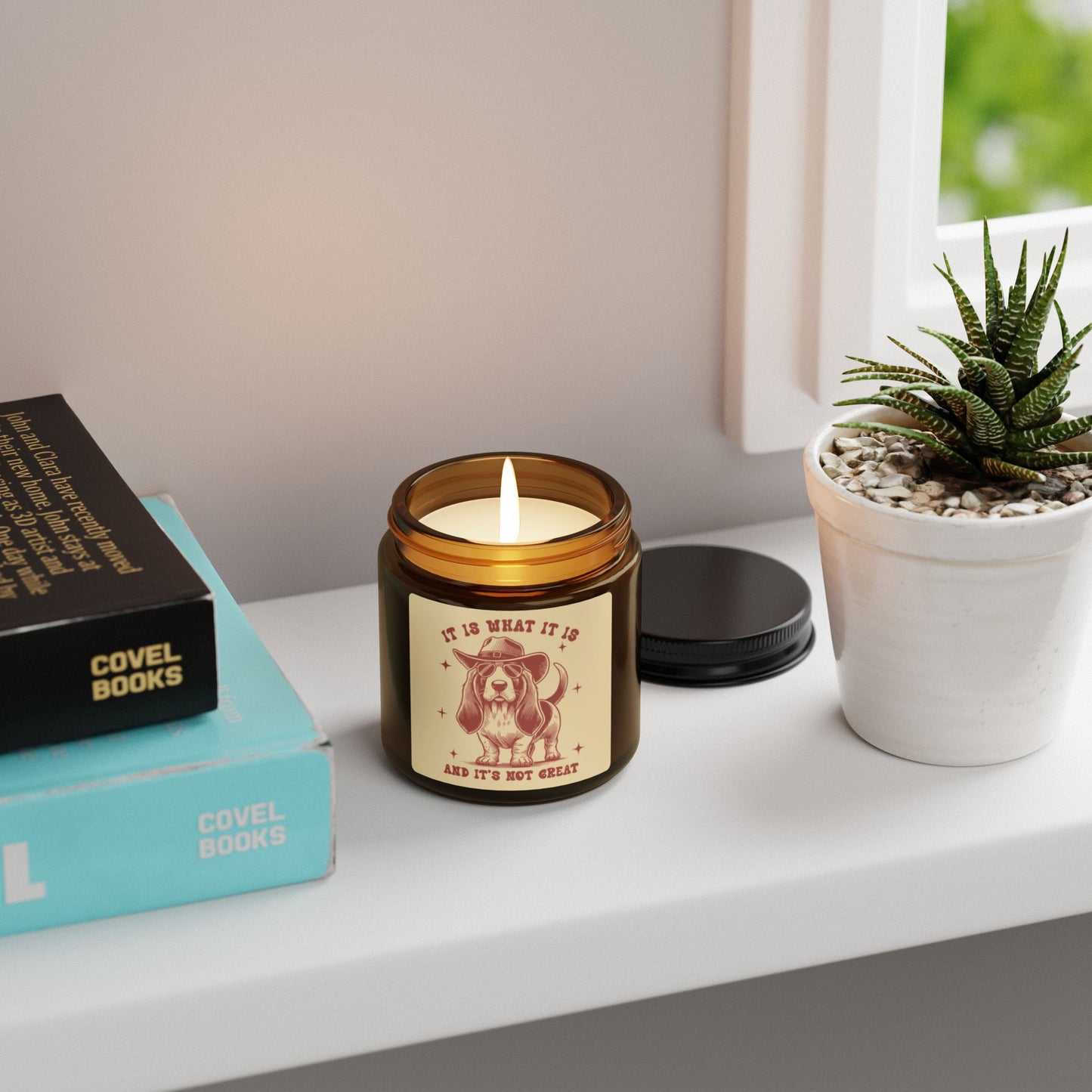 Funny Dog Candle