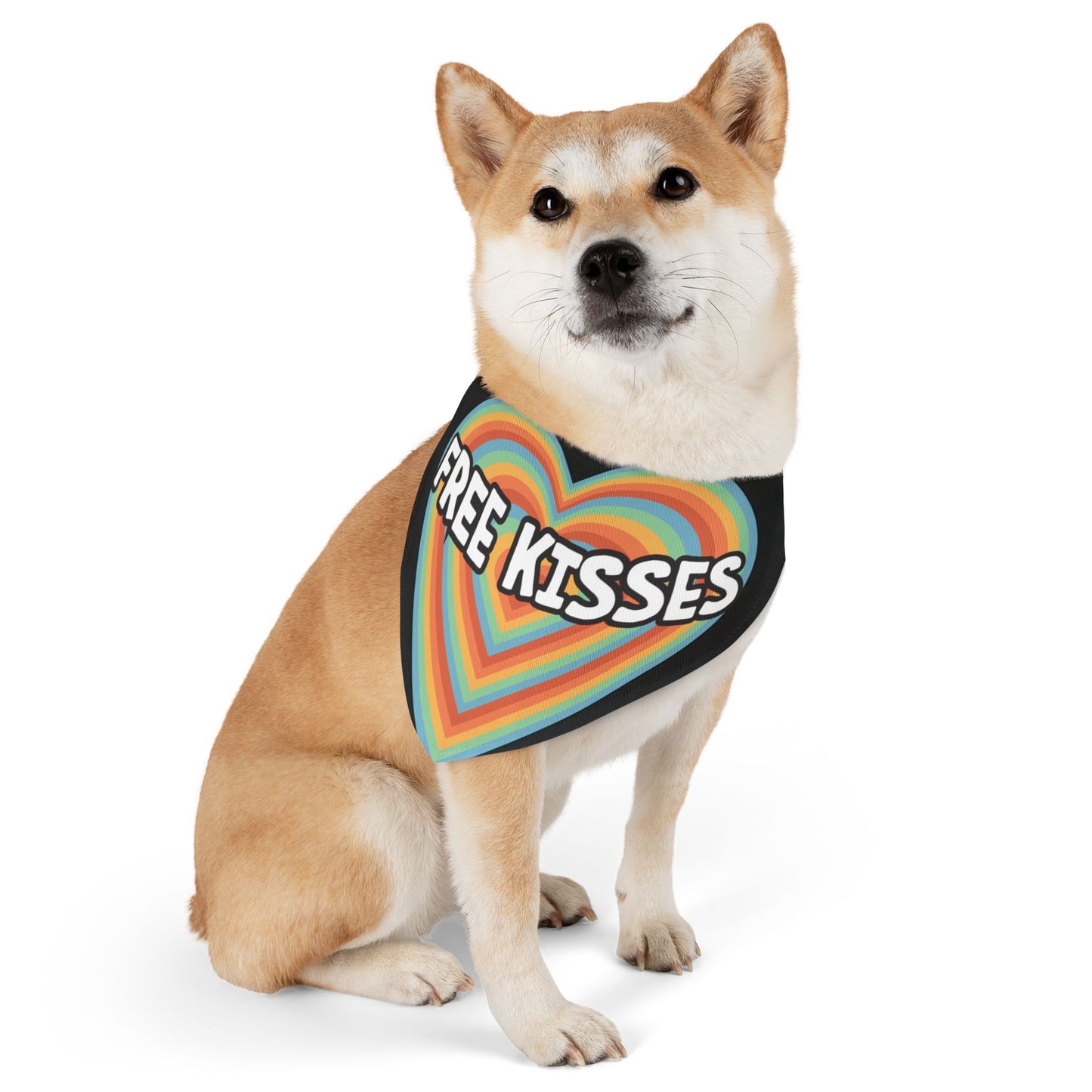 Free Kisses Pet Bandana