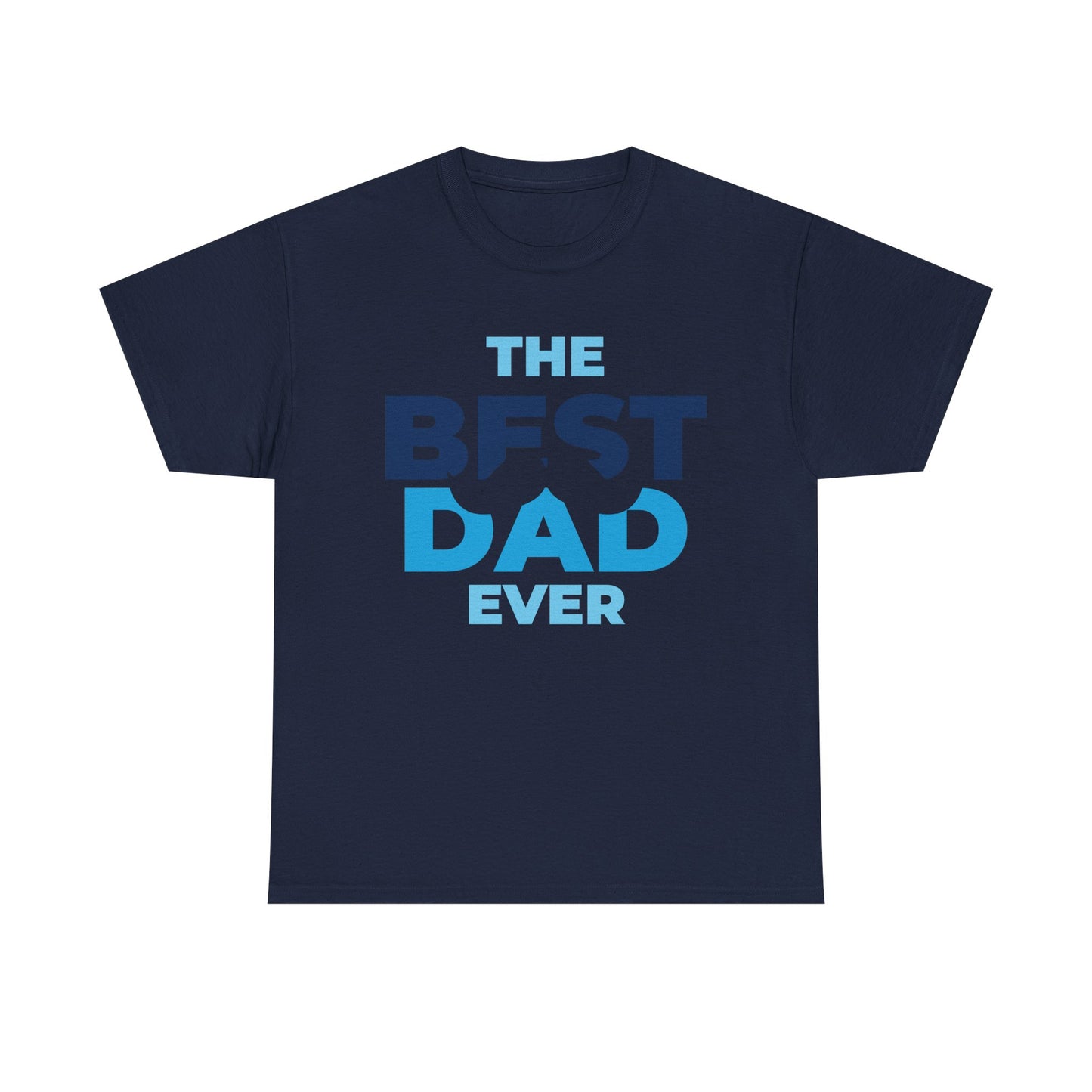 Best Dad Ever Mustache Cotton Tee