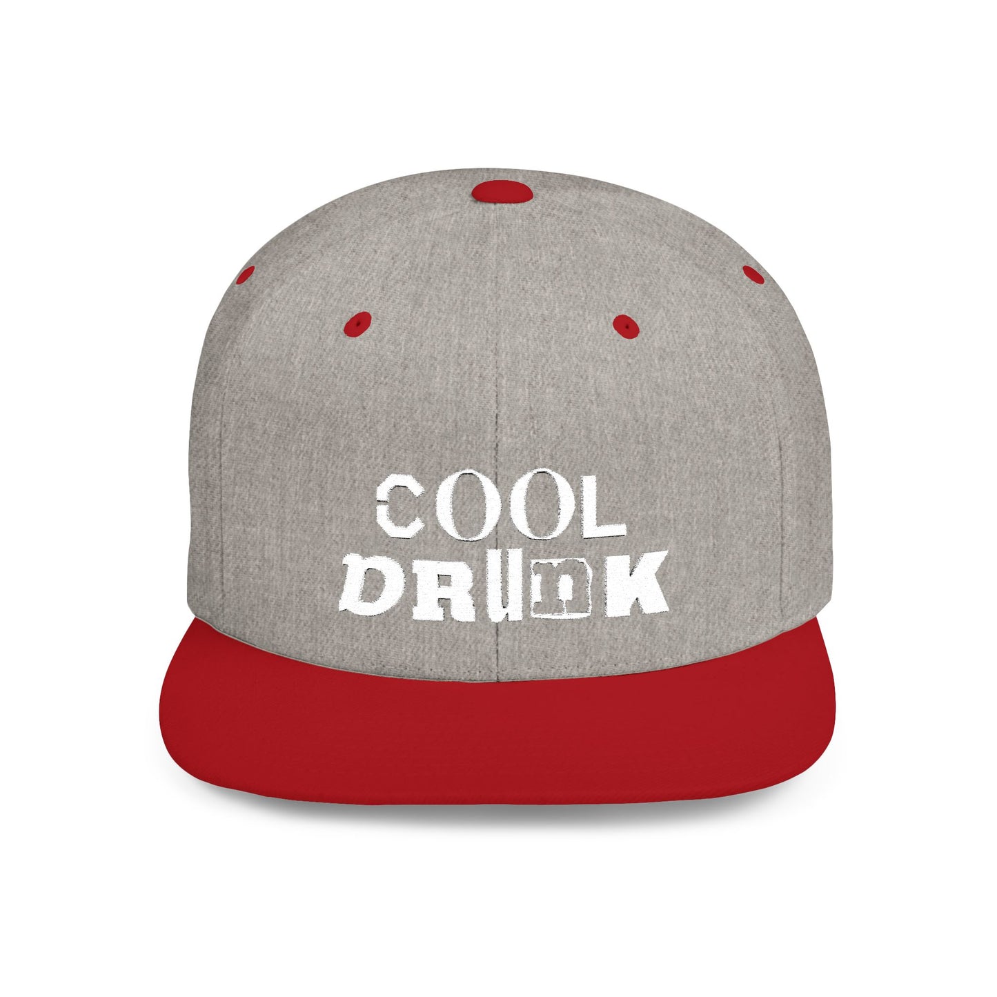 Cool Drunk Flat Bill Snapback Hat