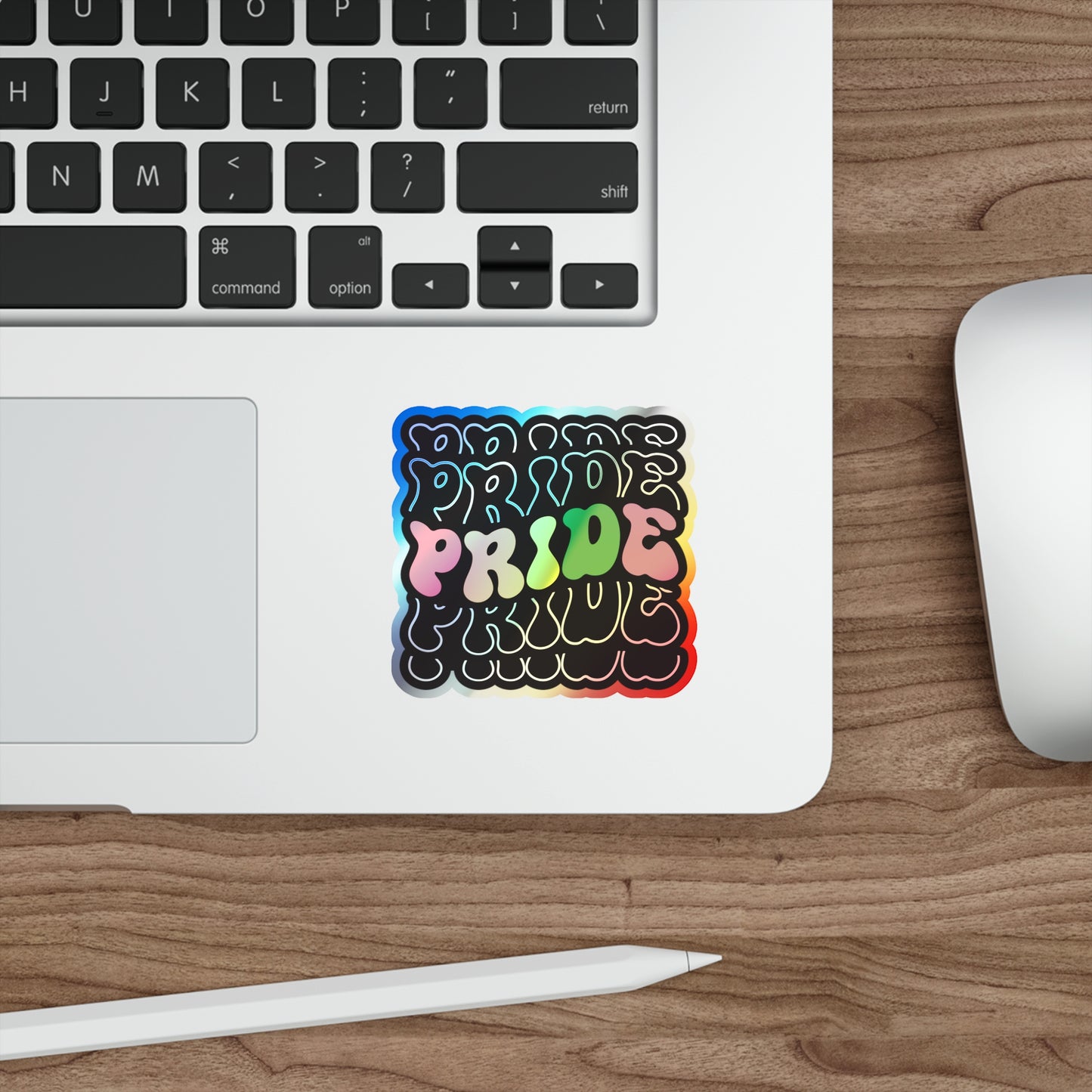 Holographic Pride Die-Cut Stickers