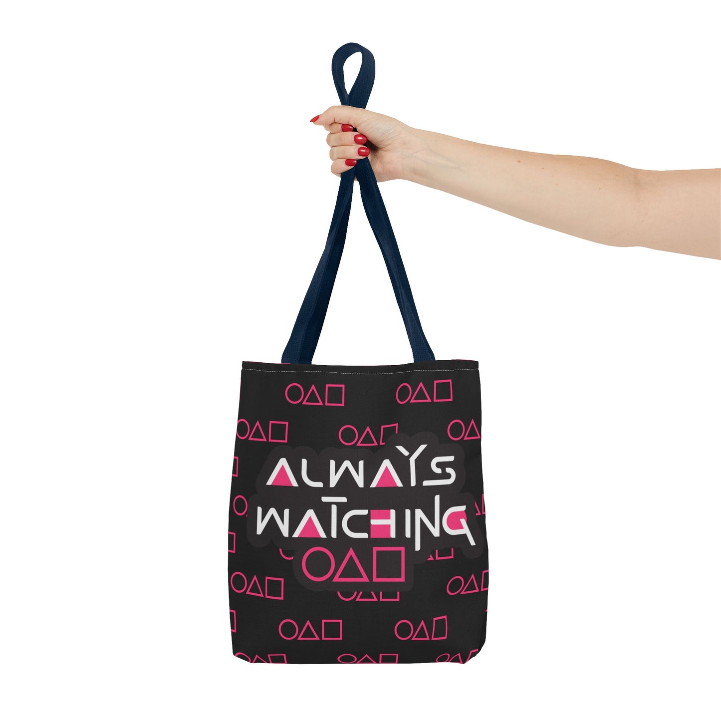 Trendy Tote Bag Always Watching,Inspired by Squid Games