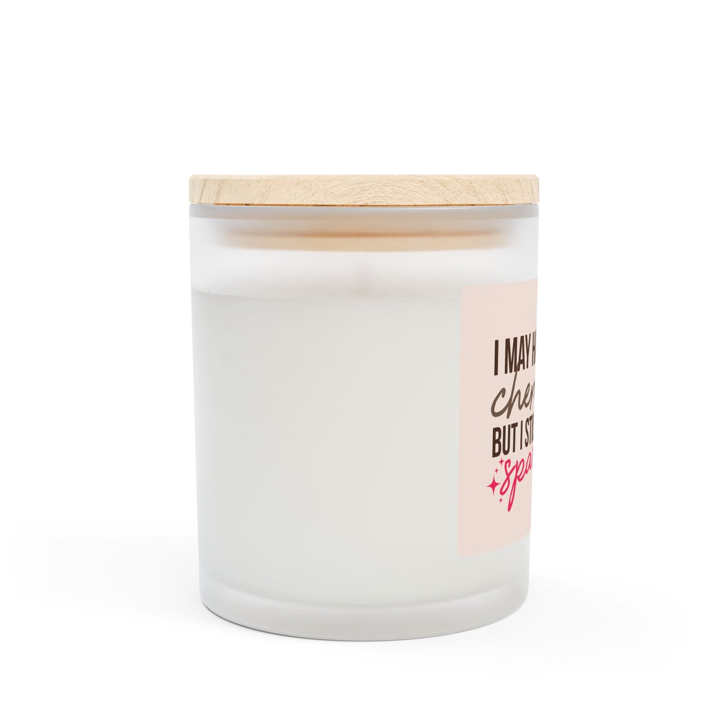 Sparkling Humor Candle: 11oz Frosted Glass, Fun Gift for Teachers, Chemistry Lovers, Birthday, Relaxation, Home Décor