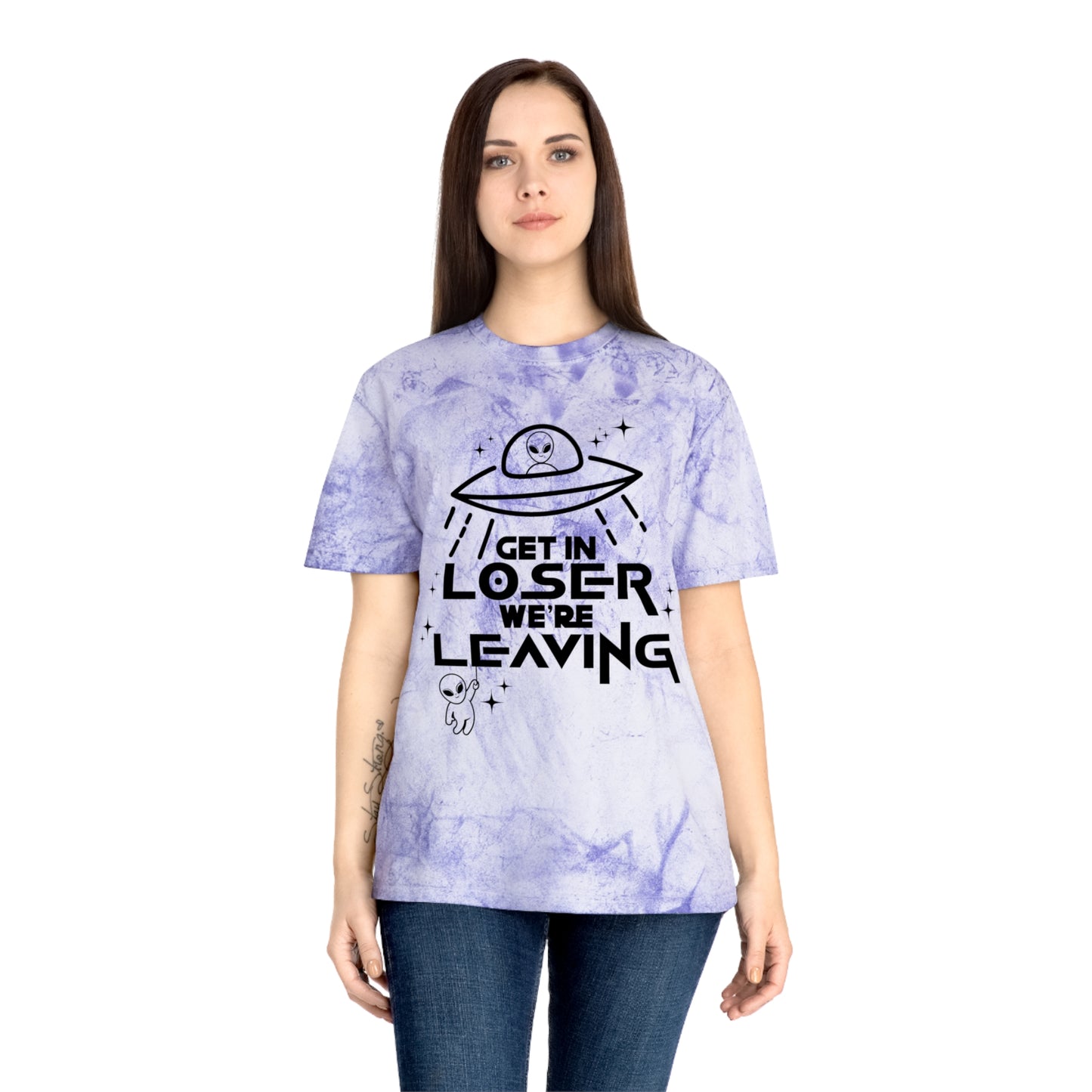 Alien-Themed Color Blast T-Shirt