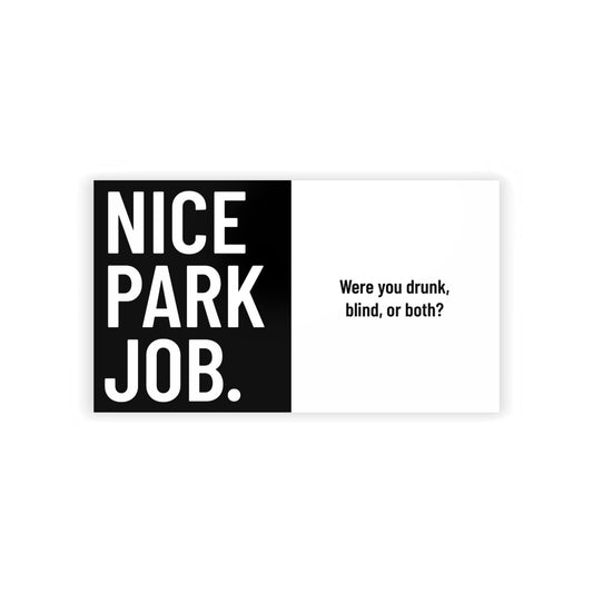 Nice Park Job Ticket