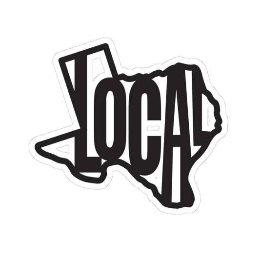 Local Texas Kiss-Cut Stickers