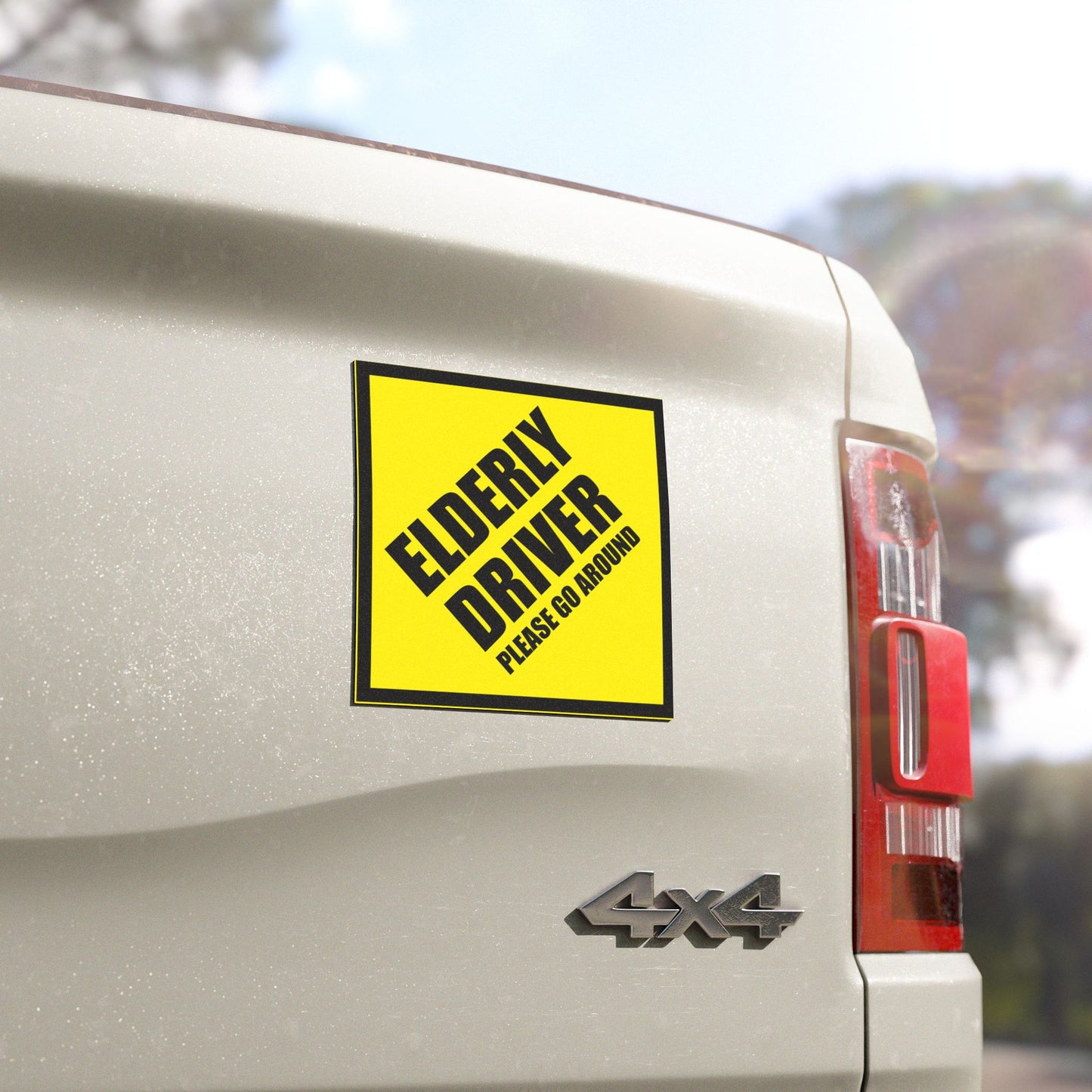 Elderly Driver – go around Car Magnet Safety
