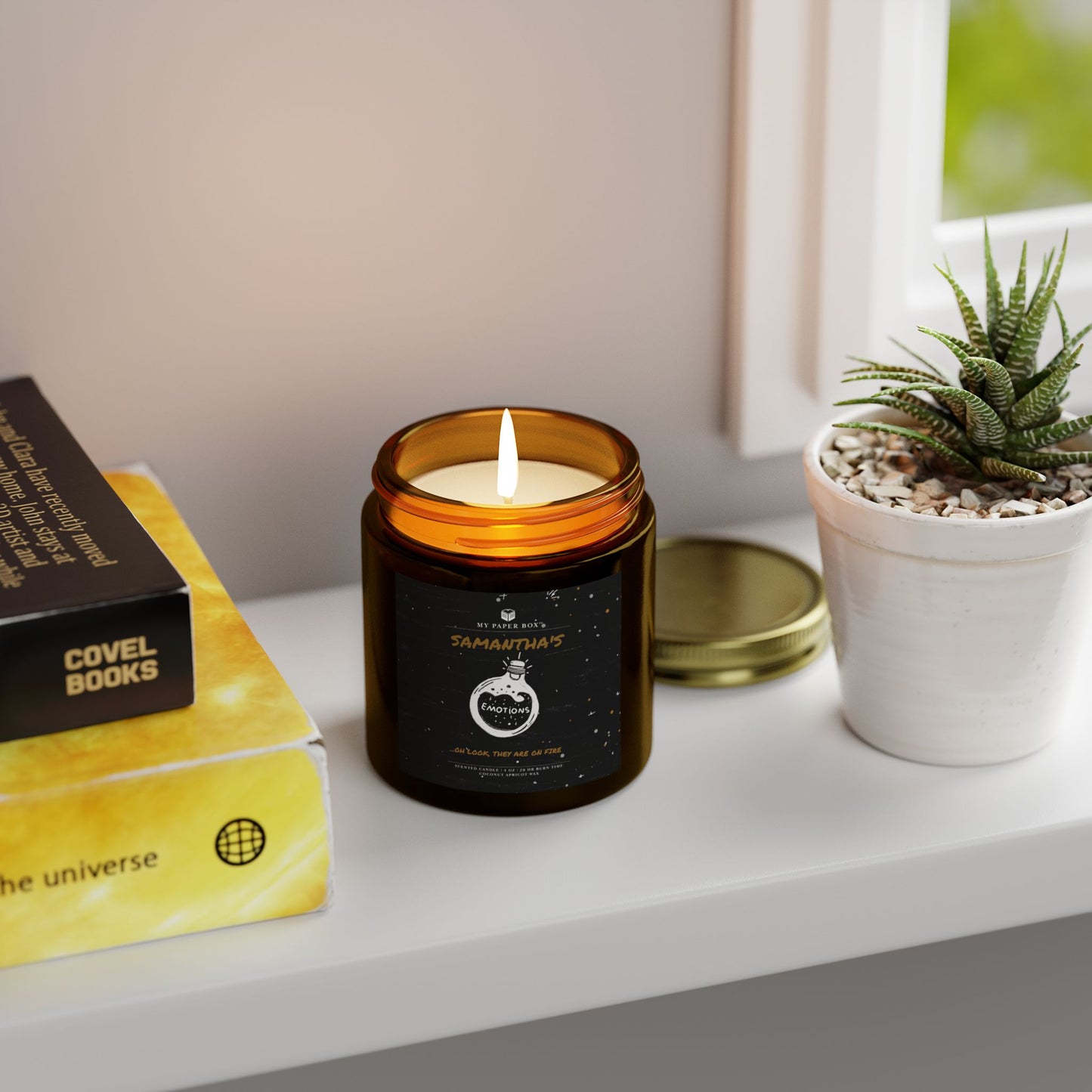 Emotions on fire Candle - Personalized