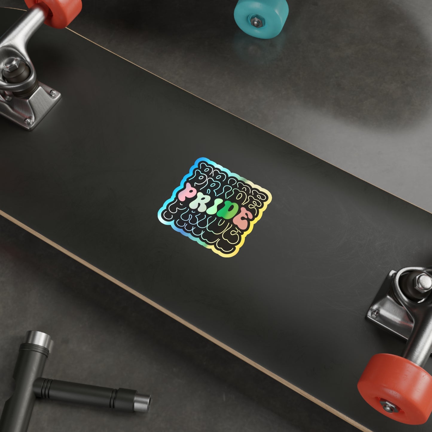 Holographic Pride Die-Cut Stickers